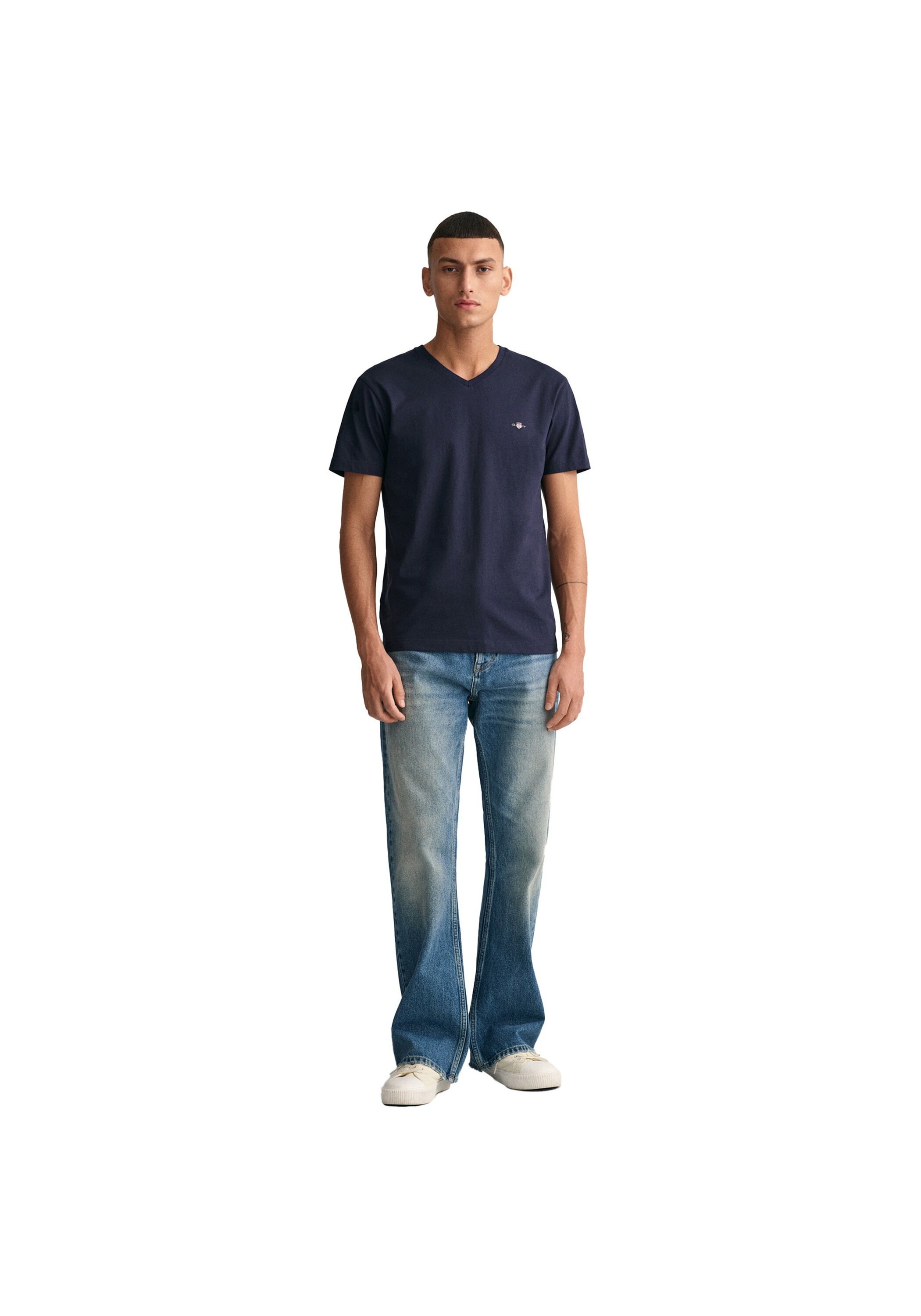 Gant T-Shirt »T-Shirt SLIM SHIELD V-NECK T-SHIRT 1er Pack«