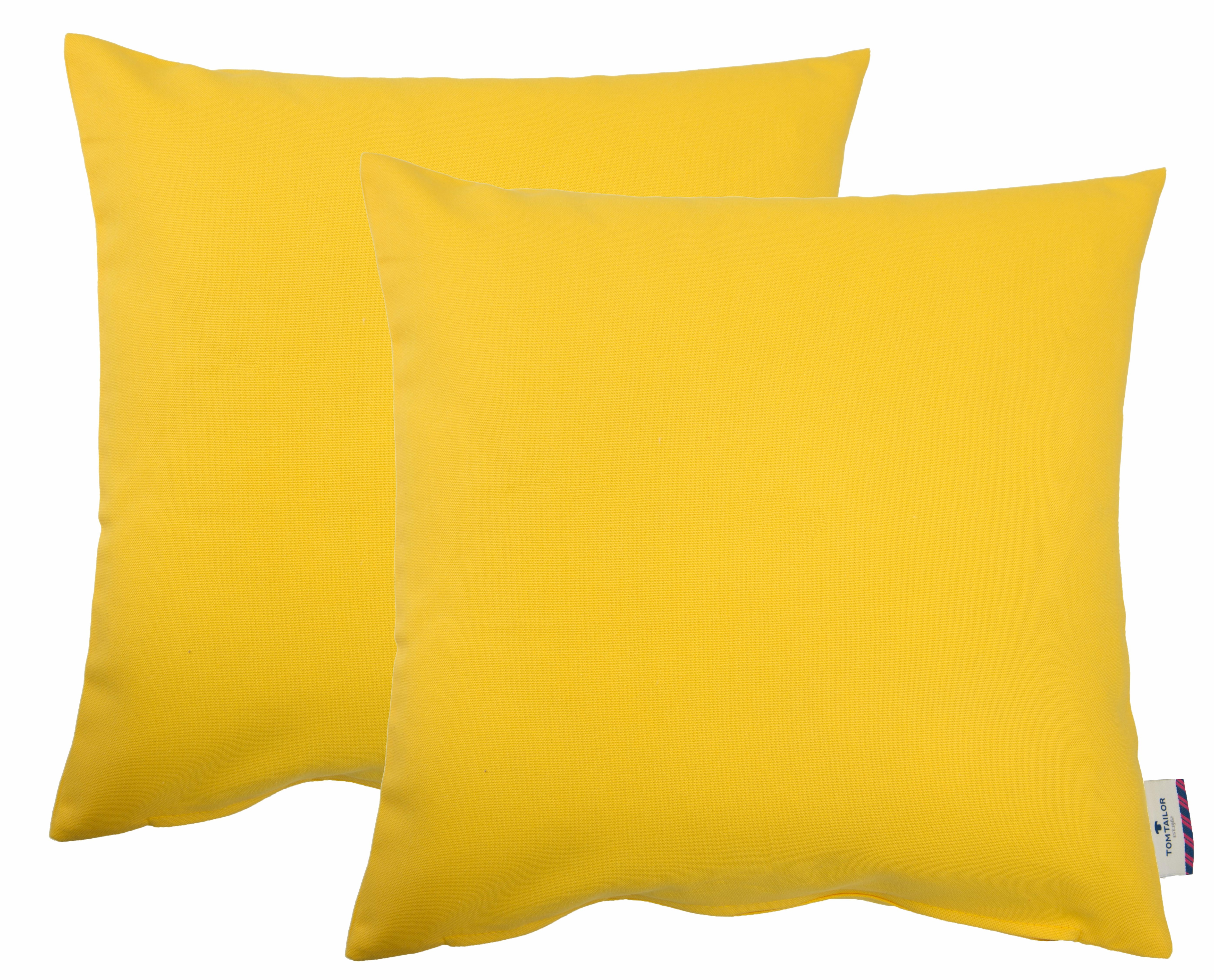 TOM TAILOR HOME "Dove" unifarben, Kissenhüllen ohne Füllung, 2er Pack