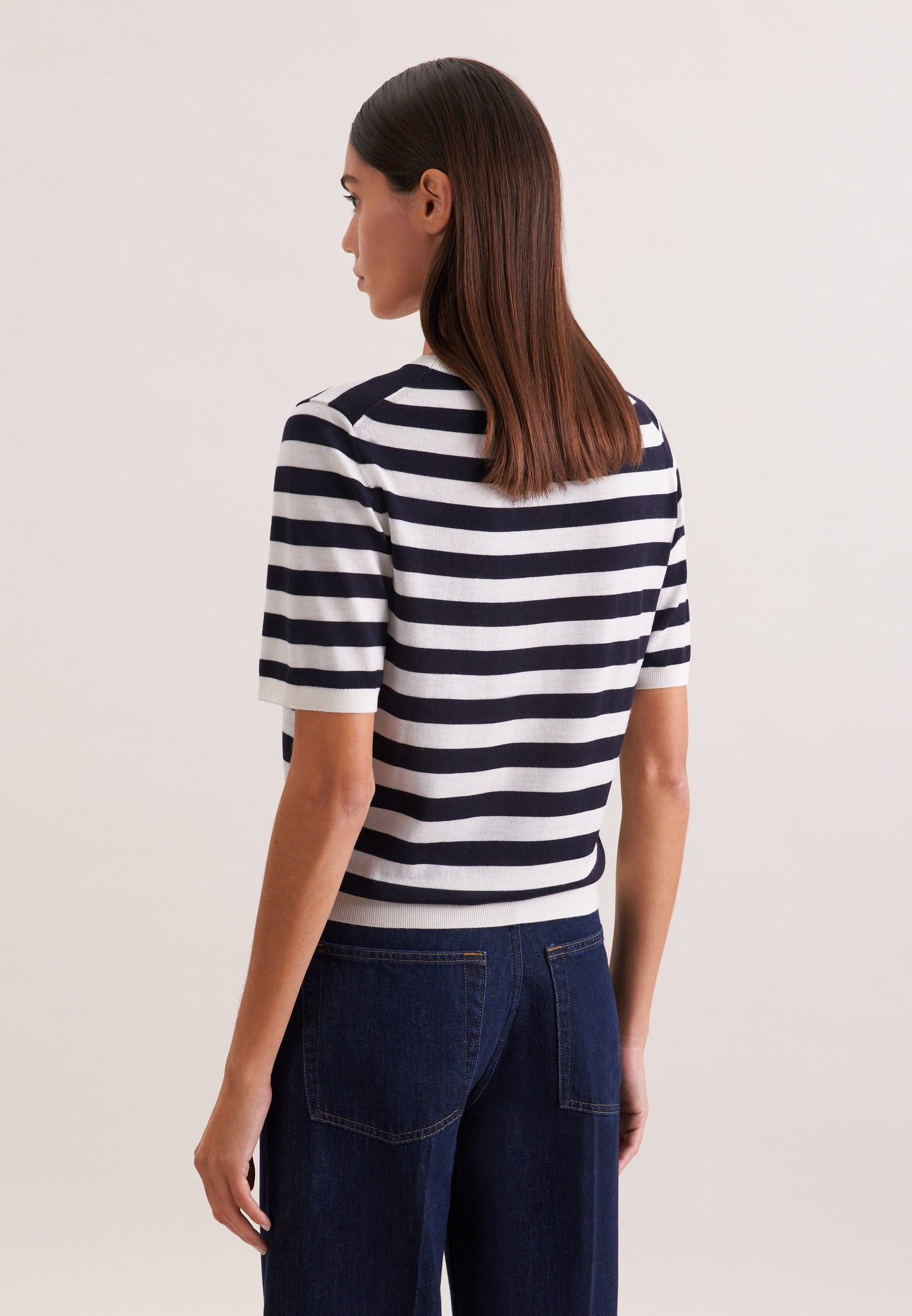 seidensticker Strickpullover Sweater Gestreift günstig online kaufen