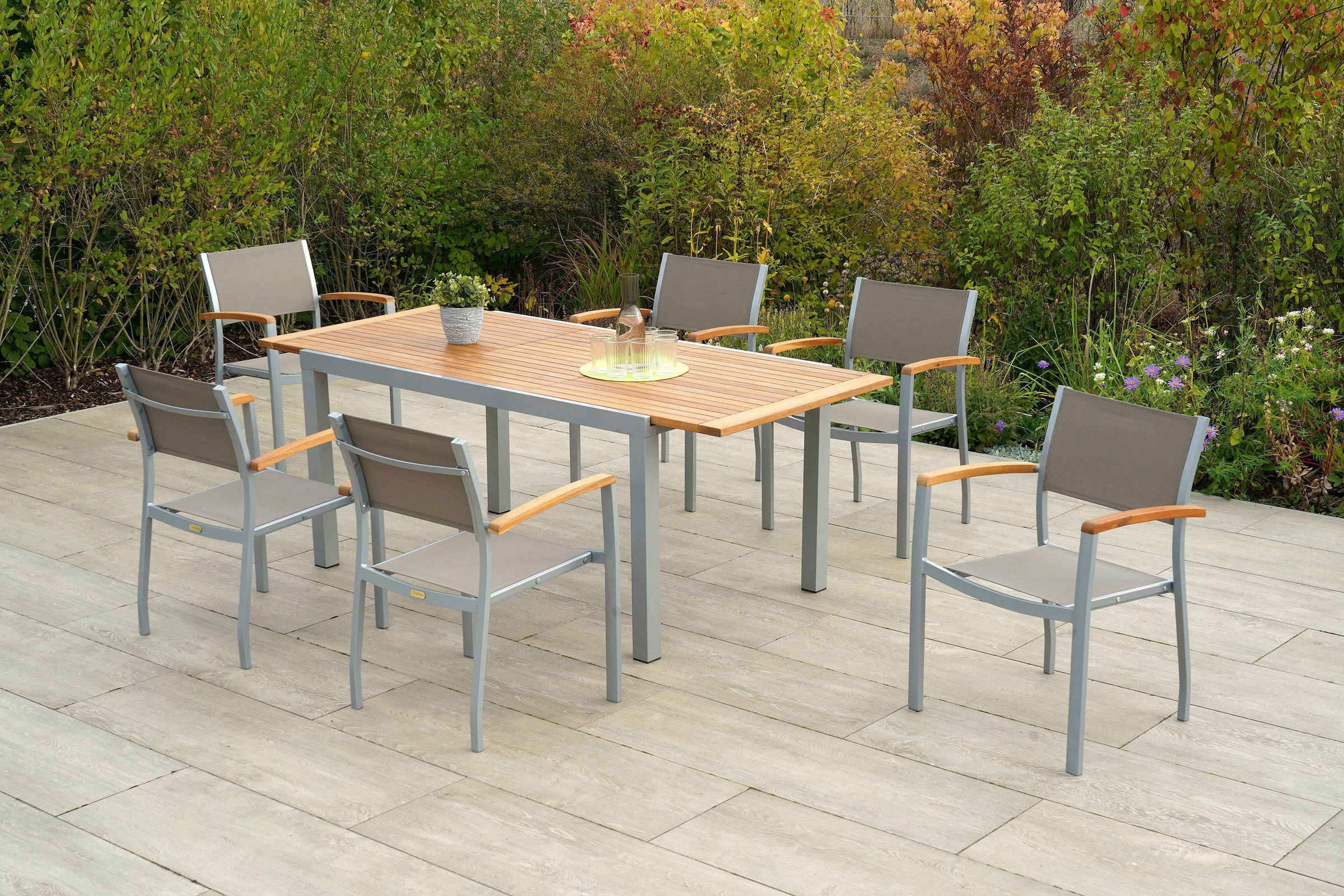 MERXX Garten-Essgruppe "Naxos" 7 Stk. tlg. günstig online kaufen