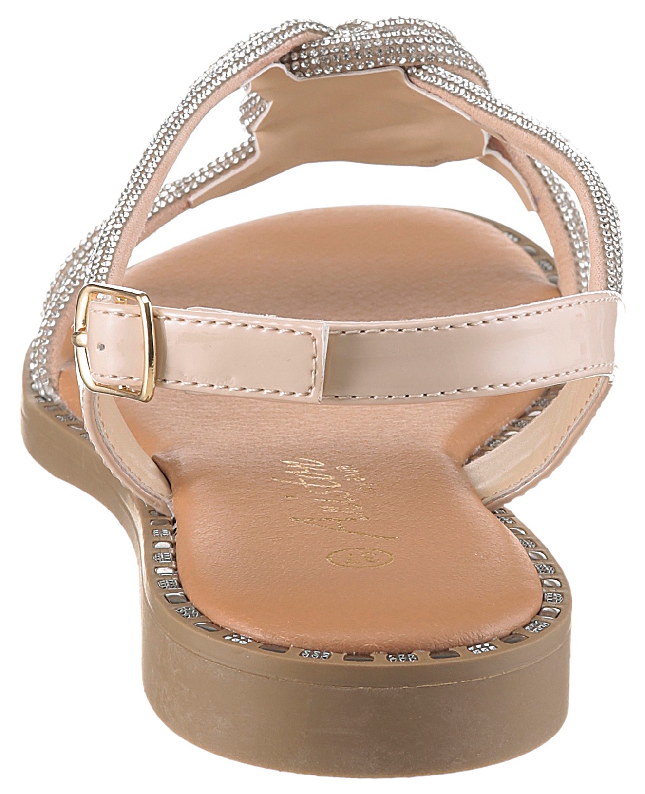 Aniston SHOES Sandale  Sommerschuh, Riemchensandale mit Glitzerdetails - NEUE KOLLEKTION