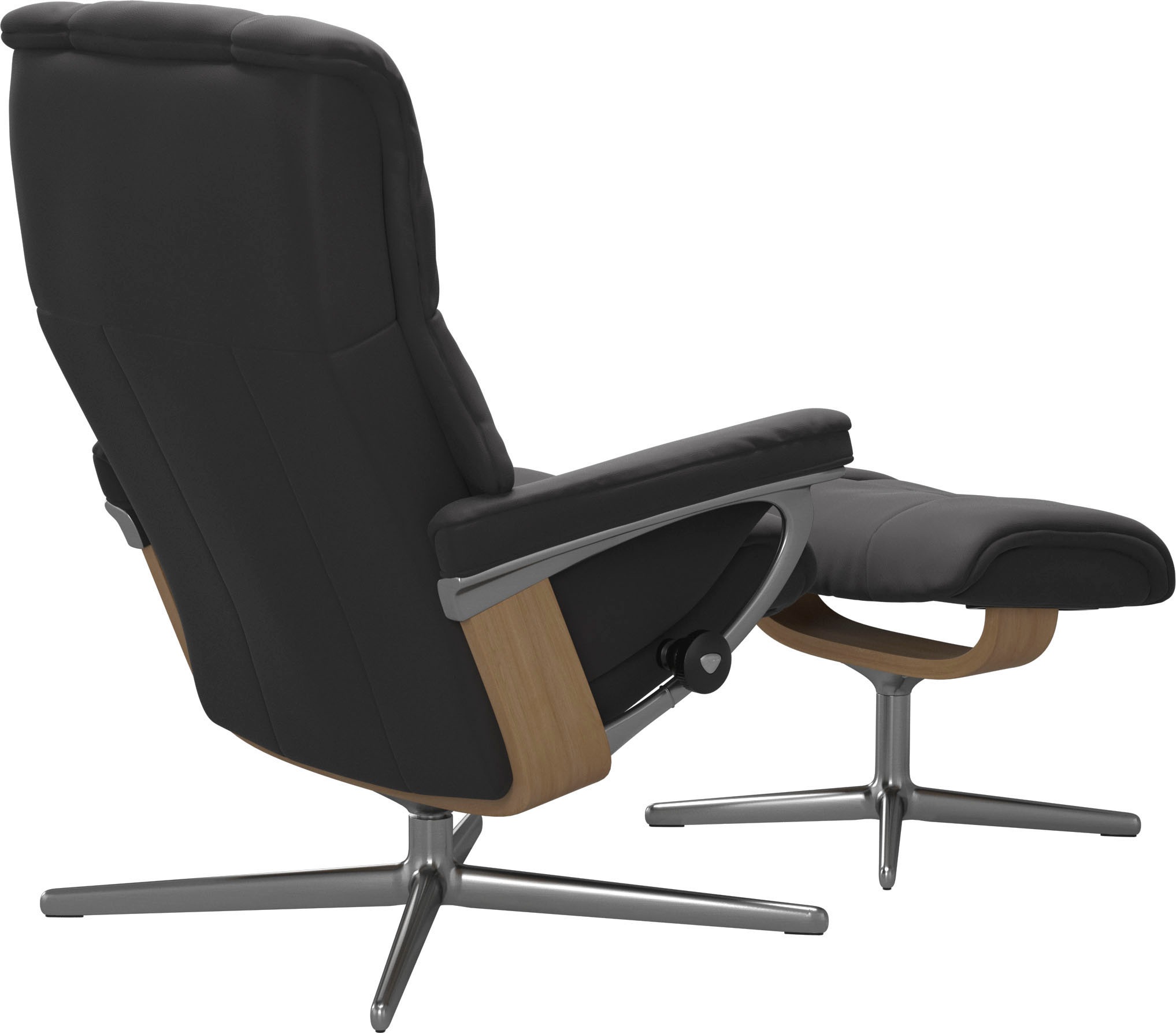 Stressless® Relaxsessel »Mayfair«, mit BAUR L, Eiche Hocker, mit S, Cross Holzakzent Relaxsessel mit & Hocker), bestellen M | (Set, Base, Größe