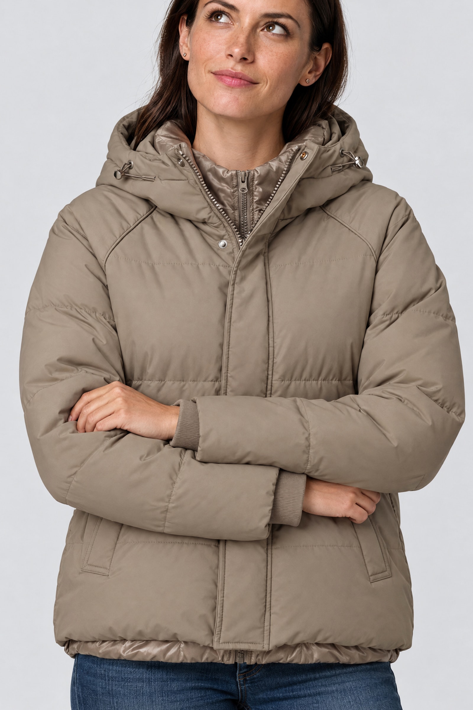 Alife & Kickin Winterjacke »Damen RoxaneAK A Winterjacke, Jacke« Innere Lage mit Reißverschluss, Raglanärmel, Rippstrickbündchen