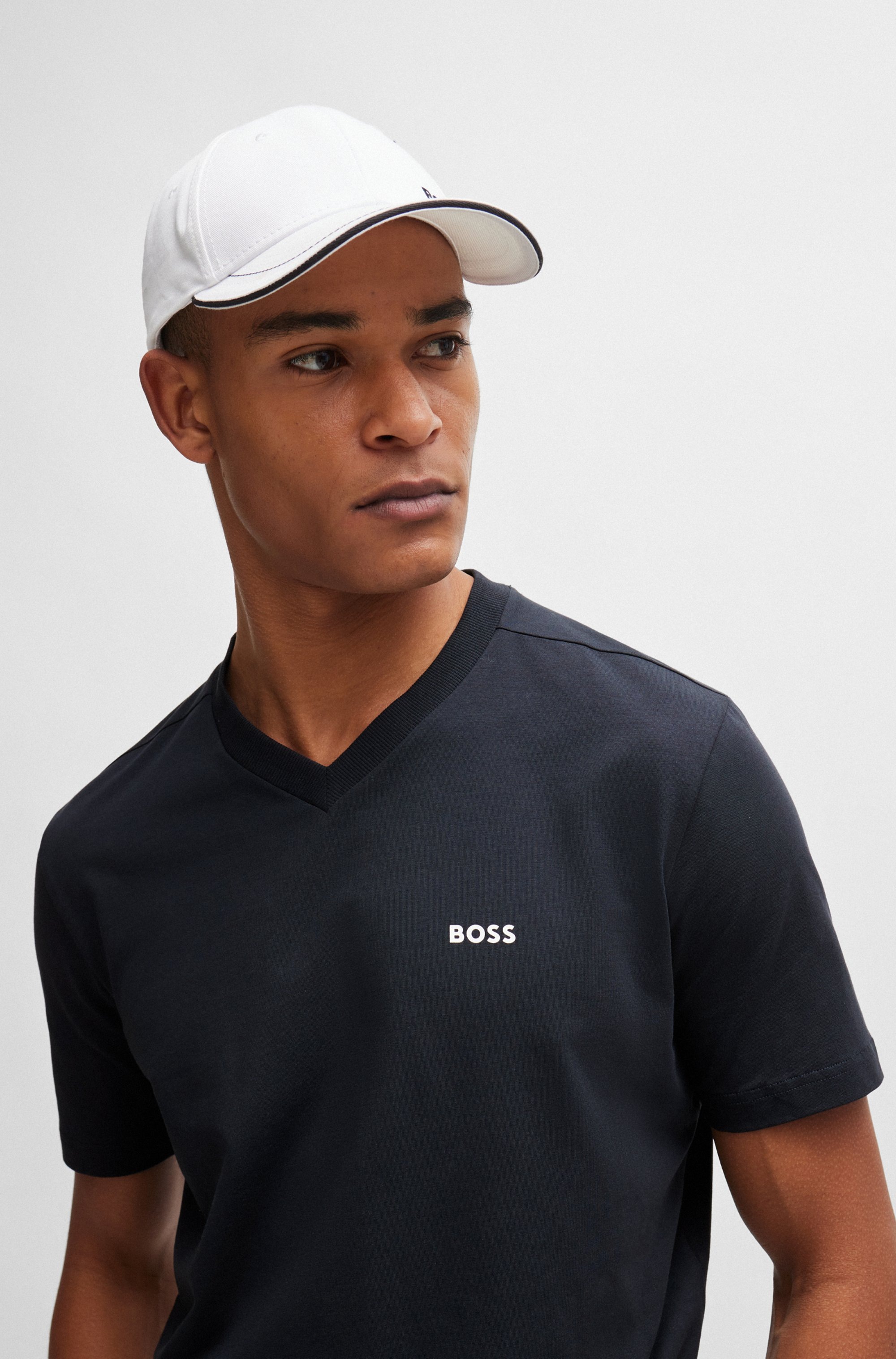 BOSS GREEN T-Shirt »Tee V«, mit V-Ausschnitt