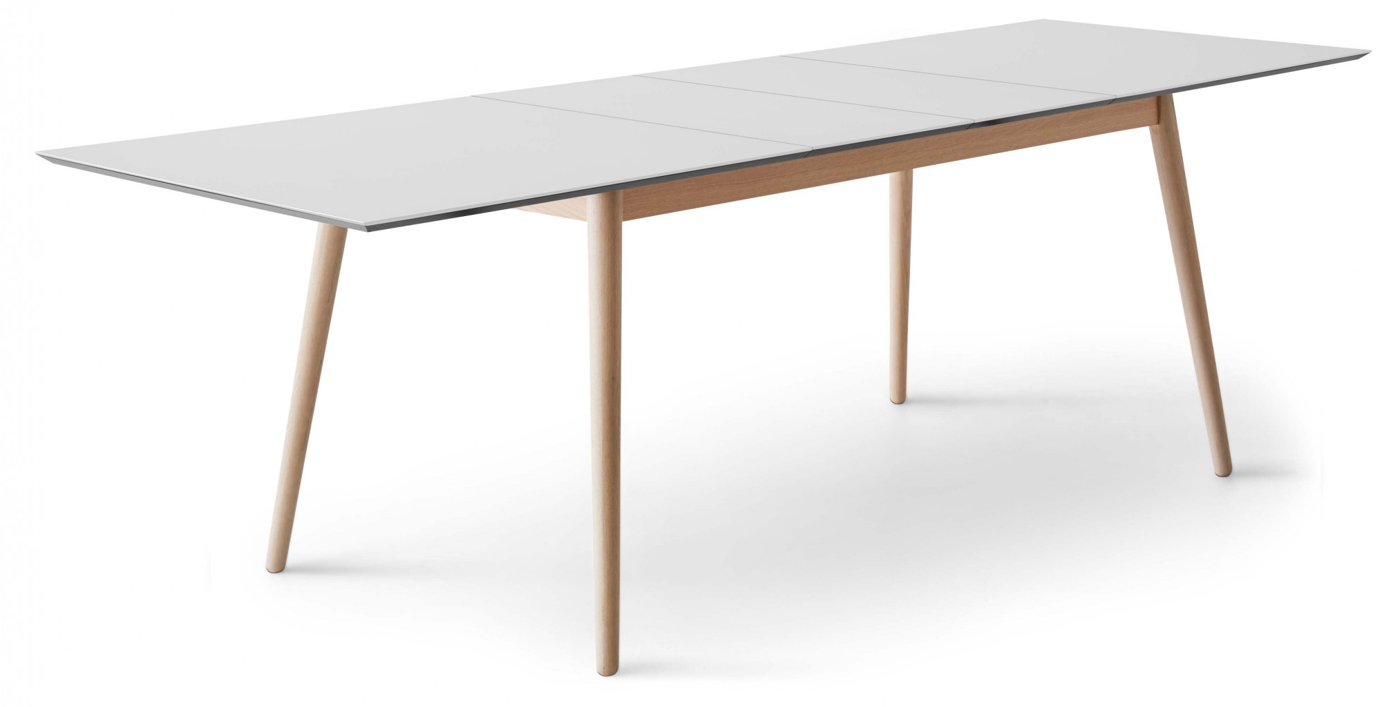 Hammel Furniture Esstisch »Meza by Hammel«, (1 St.), rechteckige Tischplatte MDF, Massivholzgestell, mit 2 Einlegeplatten