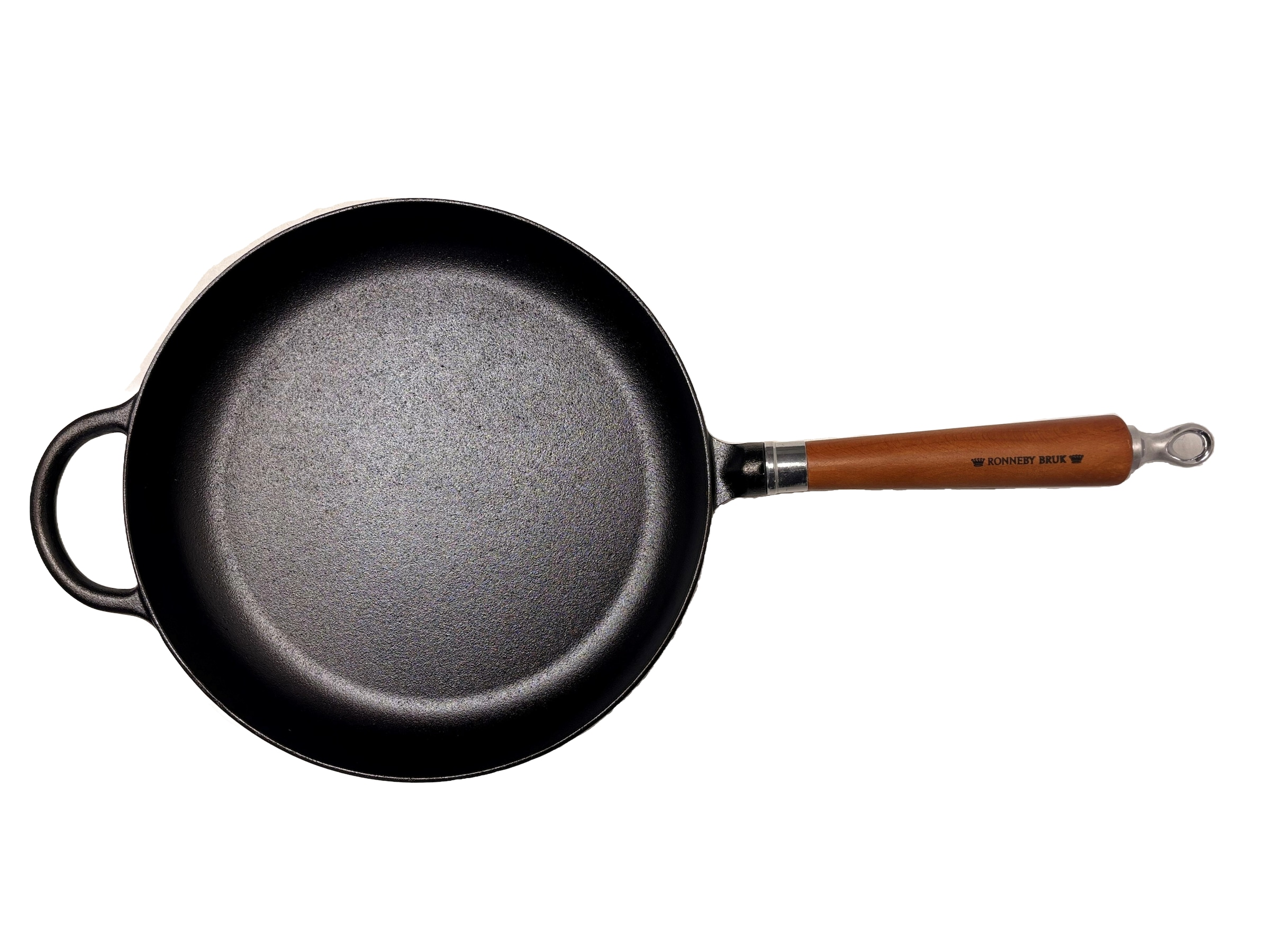 Ronneby Bruk Bratpfanne »Maestro, hoch, Ø 28 cm, mit Holzgriff« Gusseisen 1 tlg.