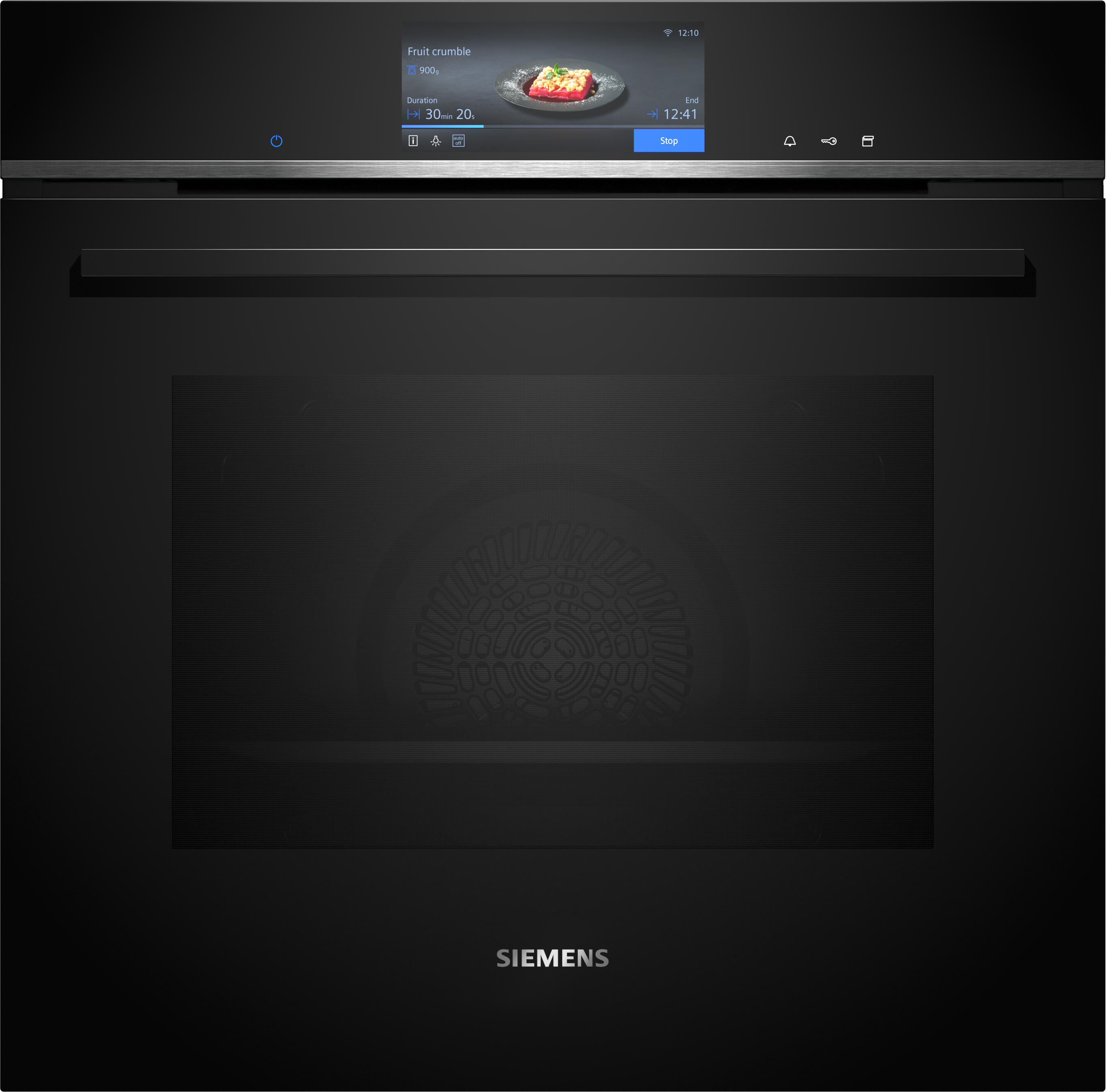 SIEMENS Dampfbackofen iQ700 "HS738G3B2" mit Teleskopauszug nachrüstbar