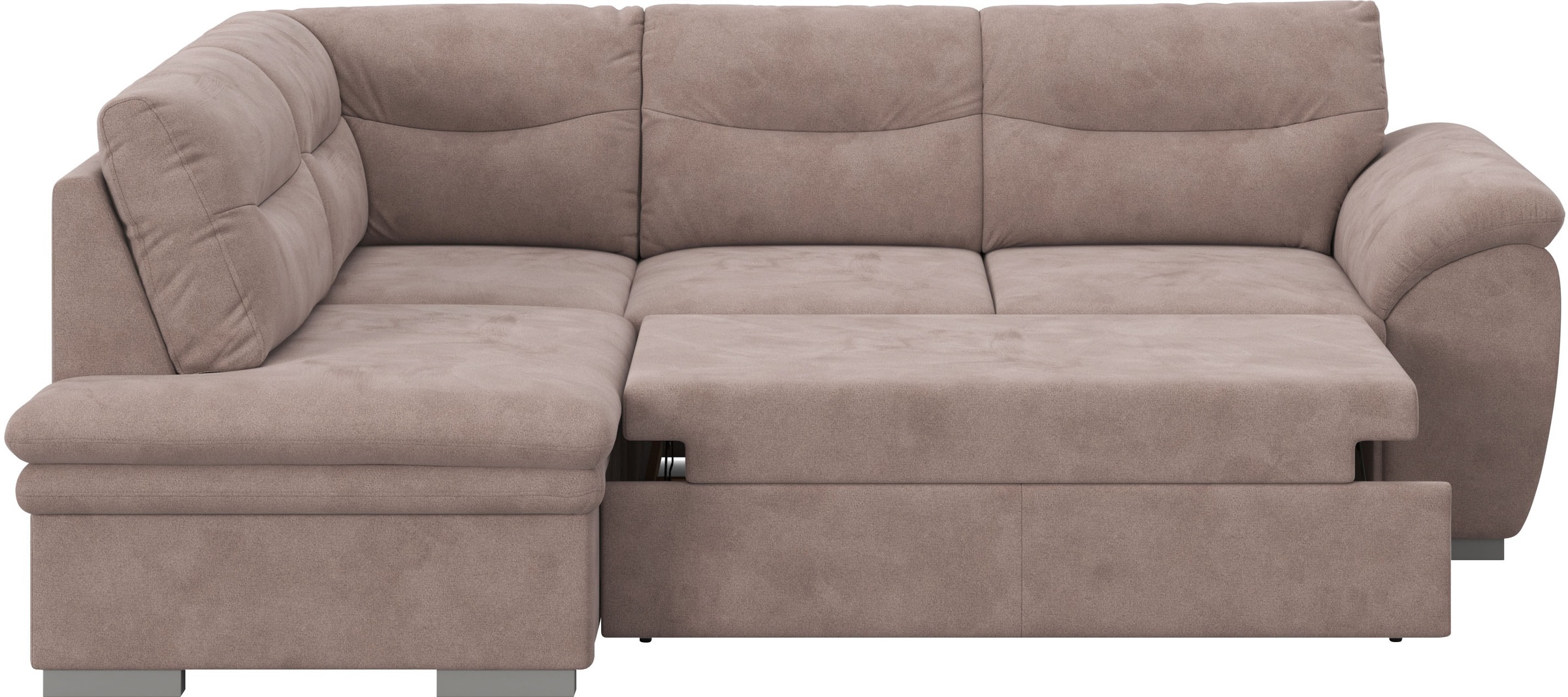 COTTA Ecksofa »Leandra L-Form«, wahlweise mit Bettfunktion & Bettkasten