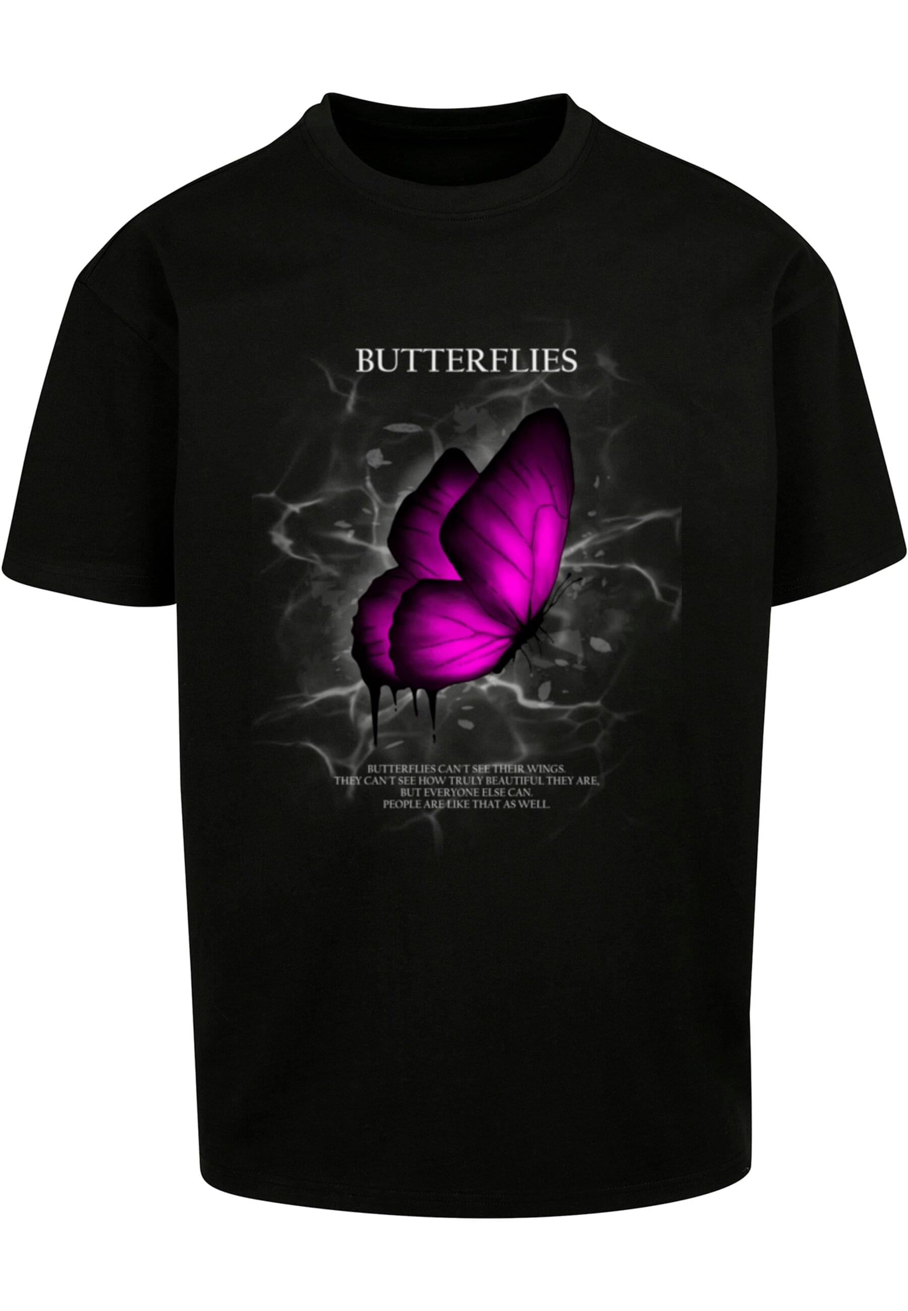 Merchcode T-Shirt »Merchcode Herren Butterflies Heavy Oversized Tee«, (1 tlg.)