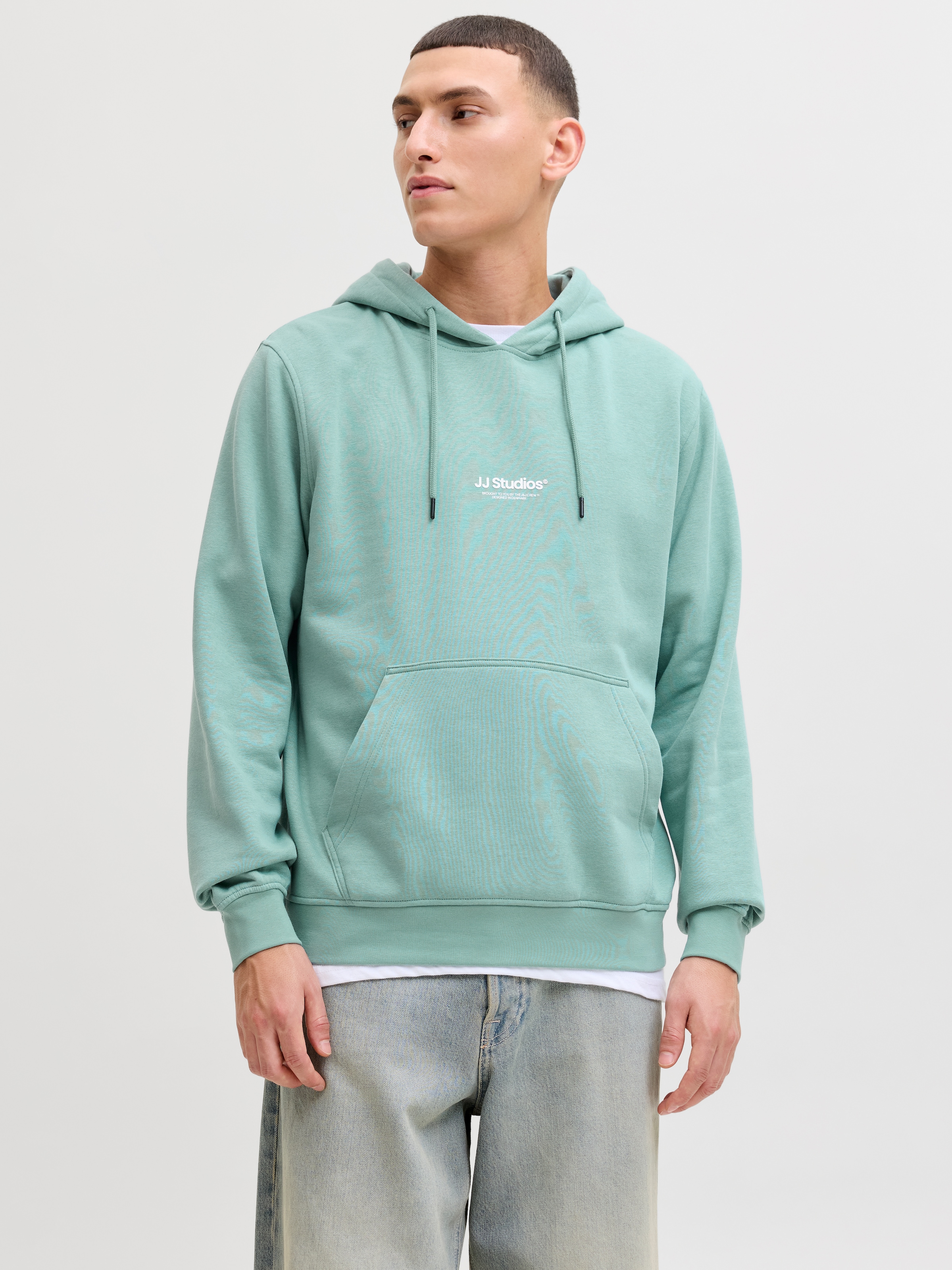 Jack & Jones Sweat à Capuche Soho Mineral Blue L Homme