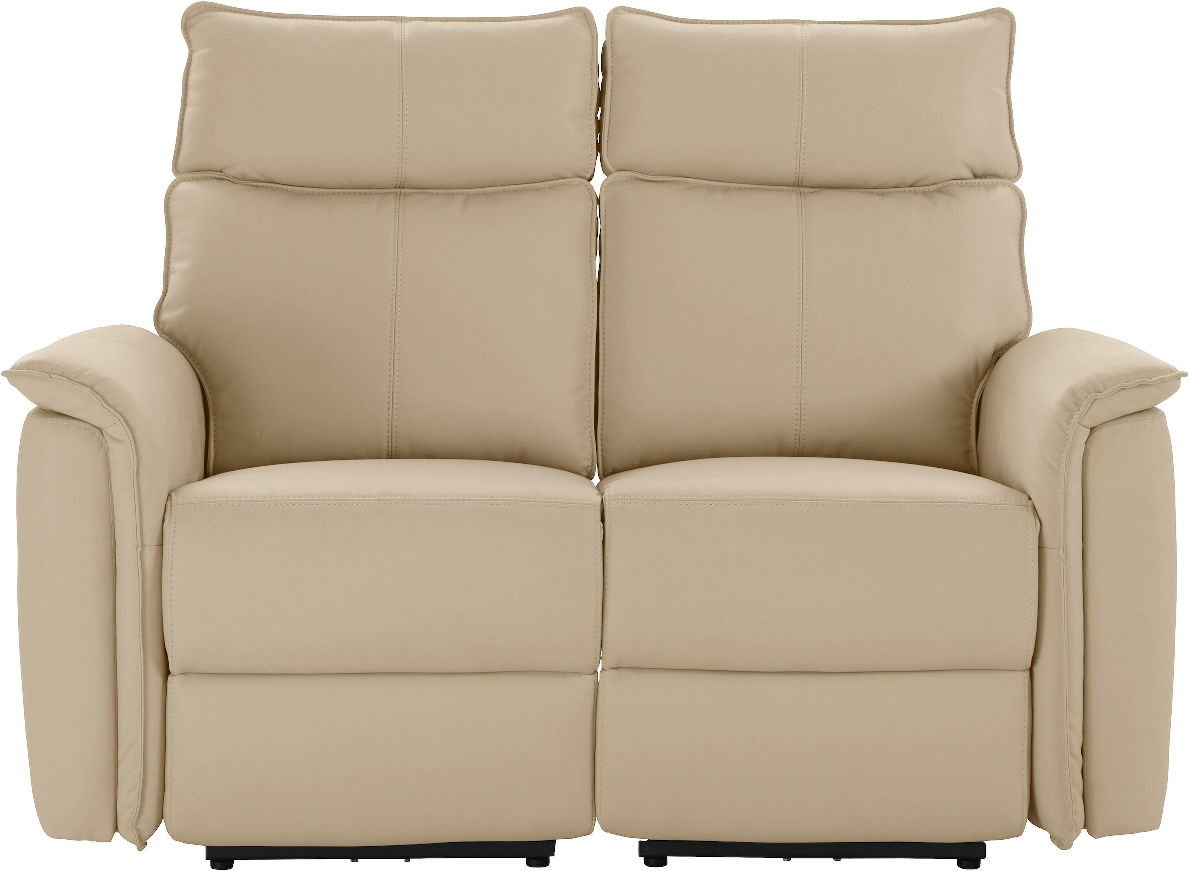 Places of Style 2-Sitzer »Zola«, Sitzkomfort durch elektrische Relaxfunktion, USB-Anschluss, 142 cm