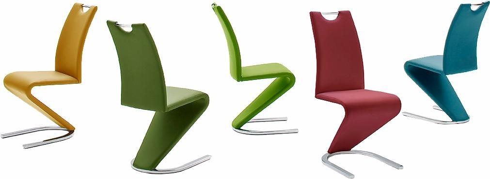 MCA furniture Freischwinger »Amado, TOPSELLER!«, (Set), 6 St., Kunstleder, 2er-, 4er-, 6er-Set, Stuhl belastbar bis 120 Kg