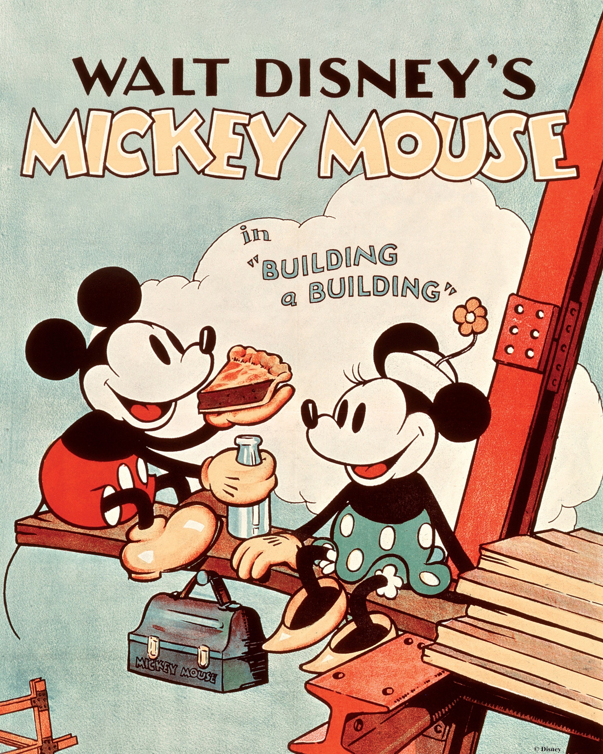 Art for the home Leinwandbild "MICKEY BUILDING"