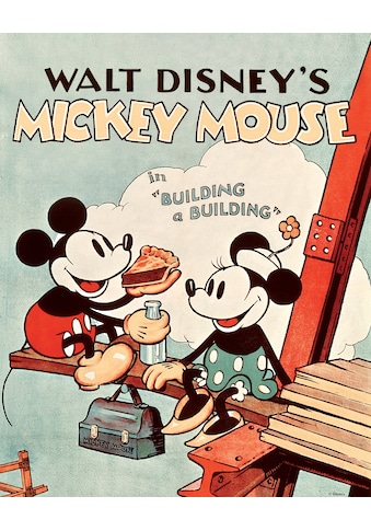 Art for the home Paveikslas ant drobės »MICKEY BUILDING...