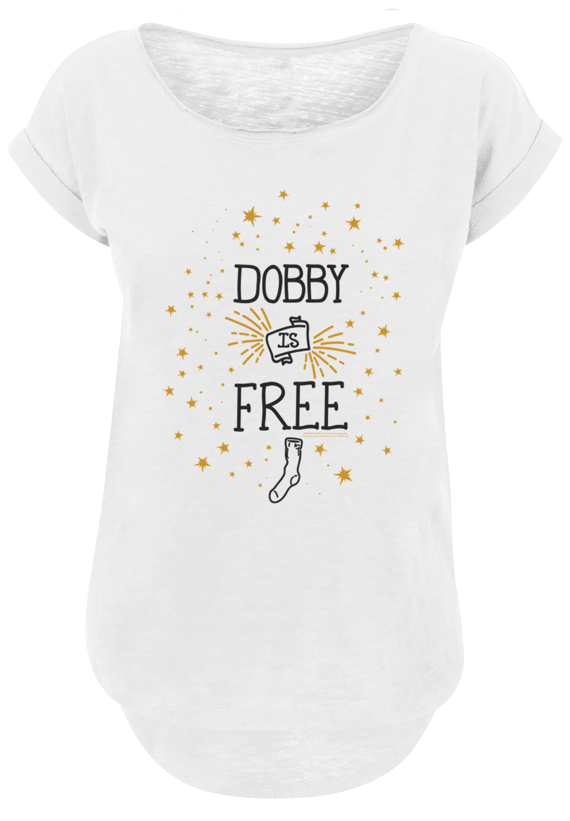 F4NT4STIC T-Shirt »Harry Potter Dobby Is Free«, Print