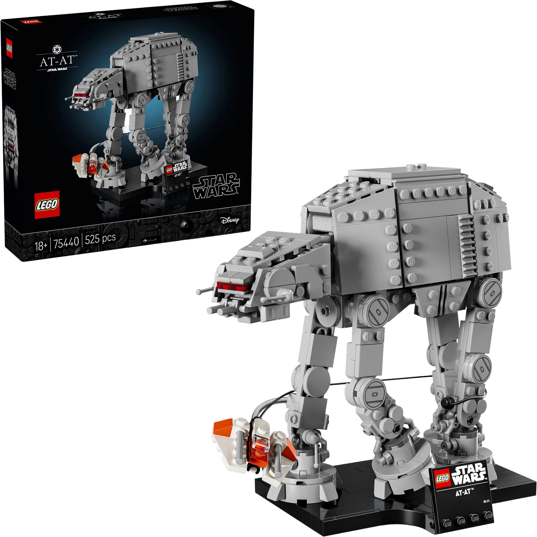 LEGO Konstruktionsspielsteine "AT-AT (75440), LEGO Star Wars", grau, Kunststoff, Spielbausteine, Made in Europe