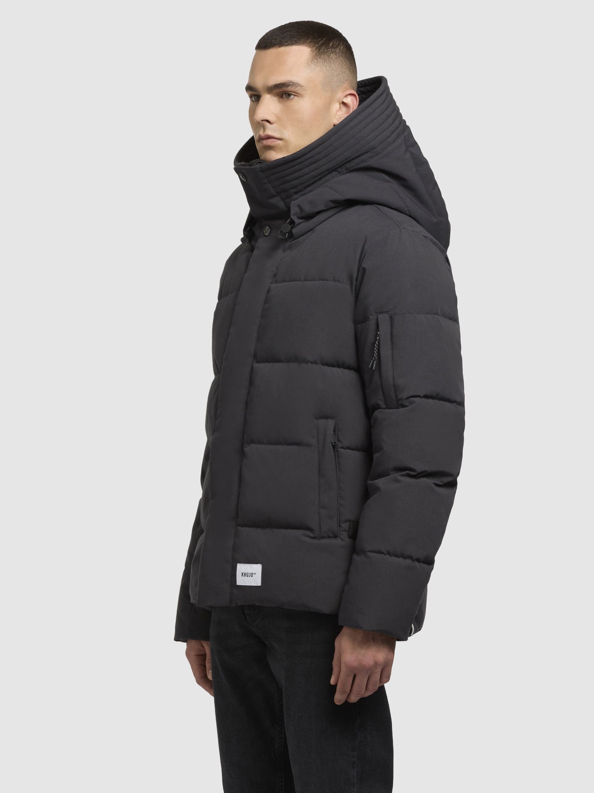 khujo Steppjacke »BARD«, mit Kapuze