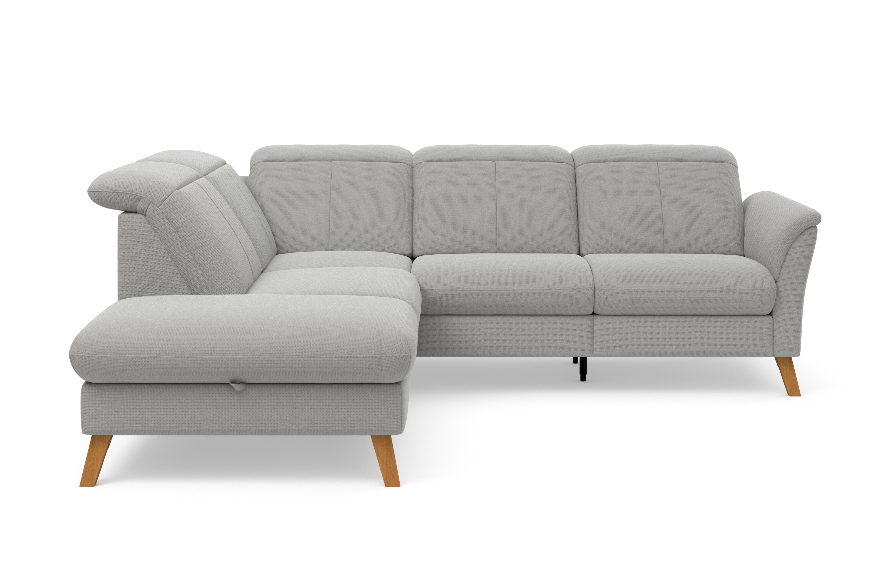sit&more Ecksofa "Romero L-Form" wahlweise mit oder ohne TV-Funktion, Schlaffunktion, Bettkasten