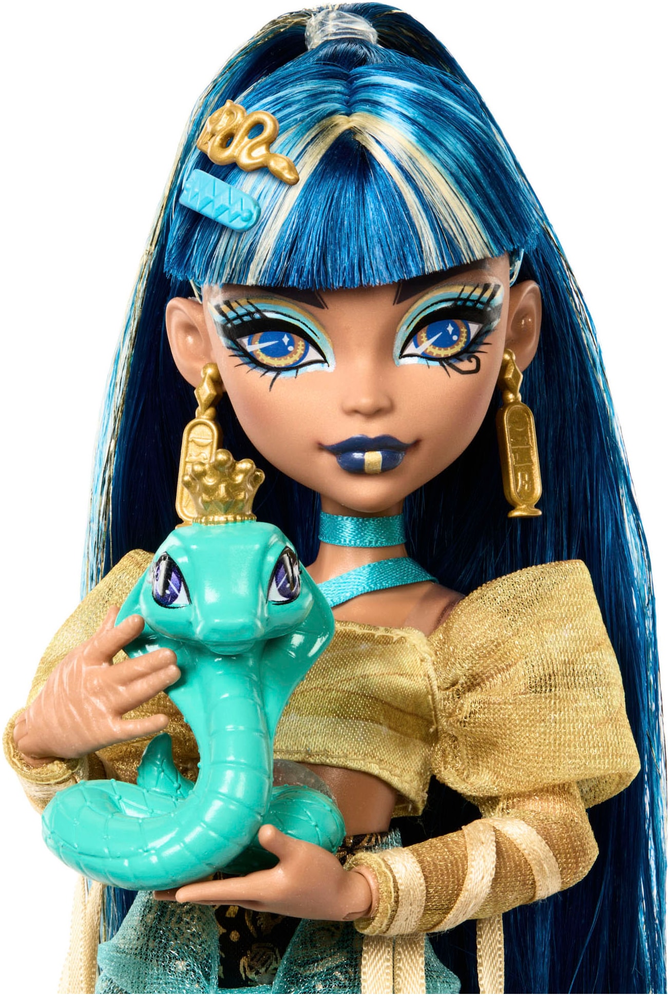 MonsterHigh™ Anziehpuppe »Cleo de Nile mit Tier Hissette«