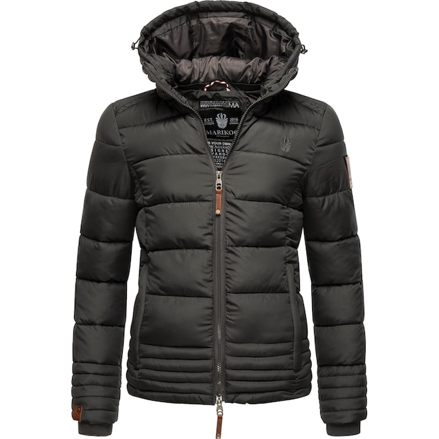 Marikoo Winterjacke »Sole«, mit Kapuze, modisch taillierte Damen Steppjacke  für den Winter online kaufen | BAUR