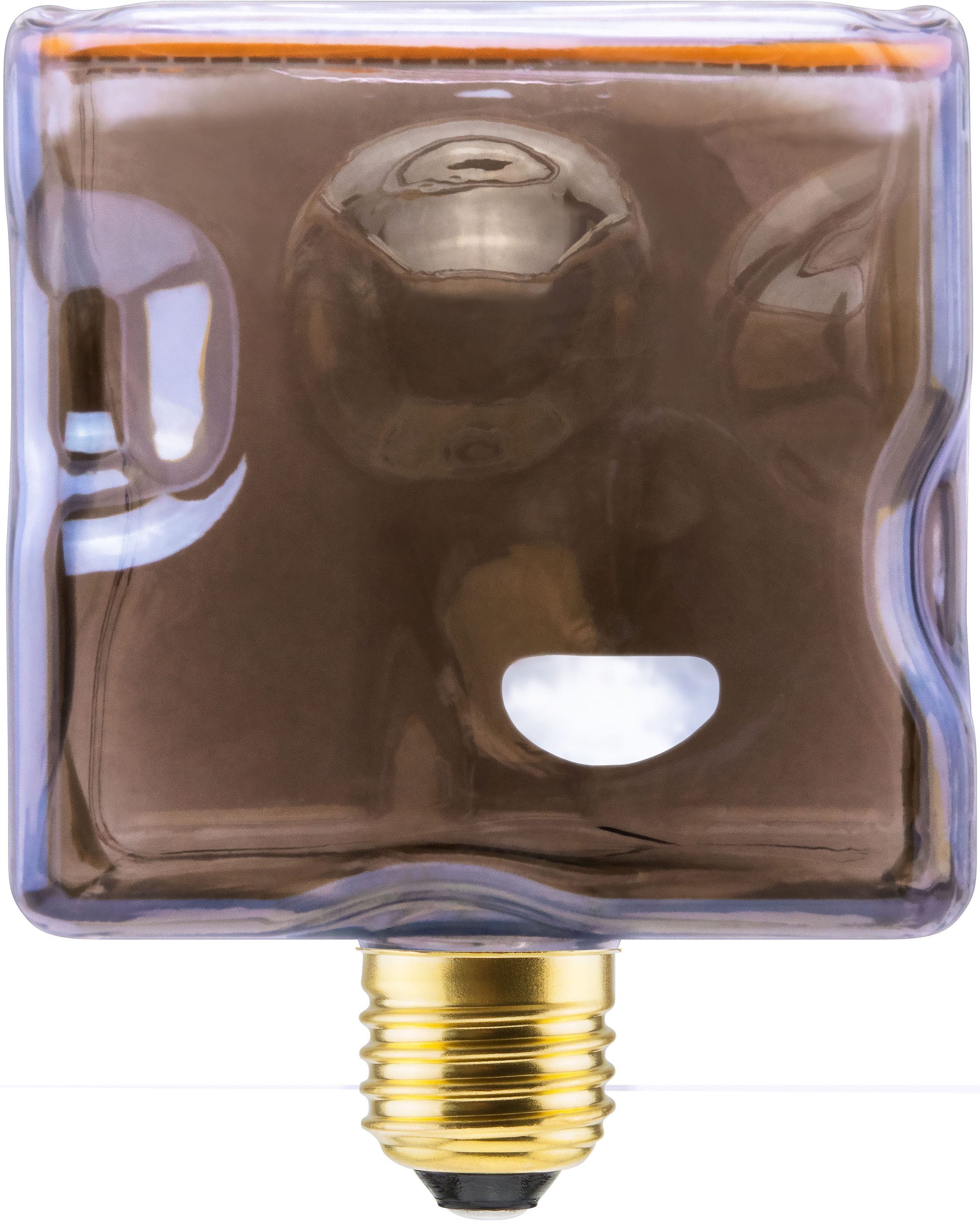 SEGULA LED-Leuchtmittel »LED Ice Cube smokey grau«, E27, Warmweiß, dimmbar, E27, Ice Cube smokey grau