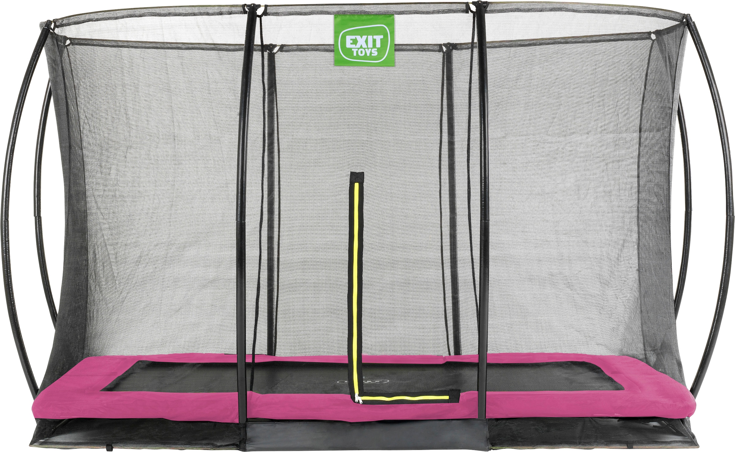 EXIT Bodentrampolin »Silhouette Ground«, BxT: 214x305 cm, mit Sicherheitsnetz