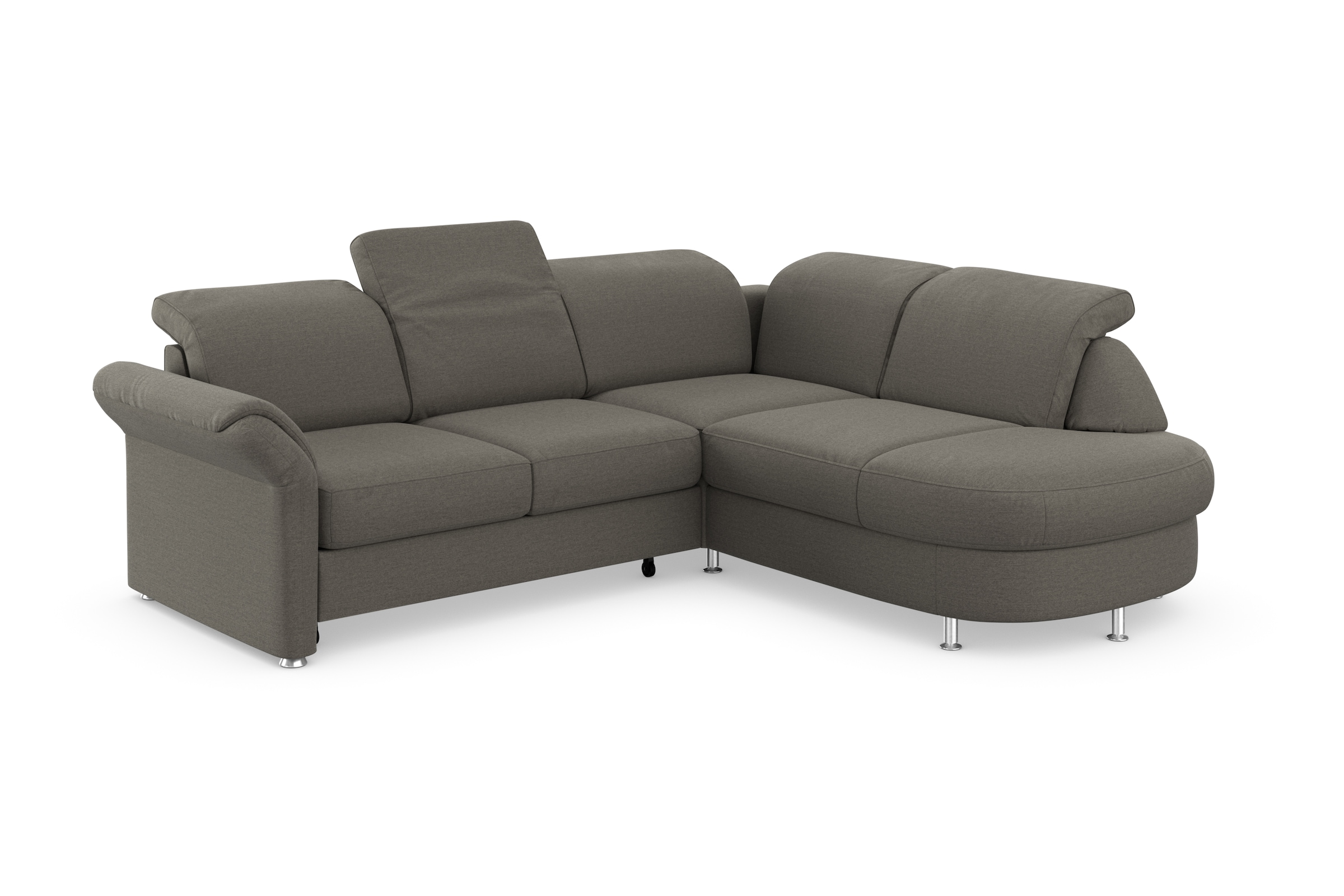sit&more Ecksofa »Apulia L-Form«, wahlweise Bettfunktion, Bettkasten und Kopf- und Armteilverstellung