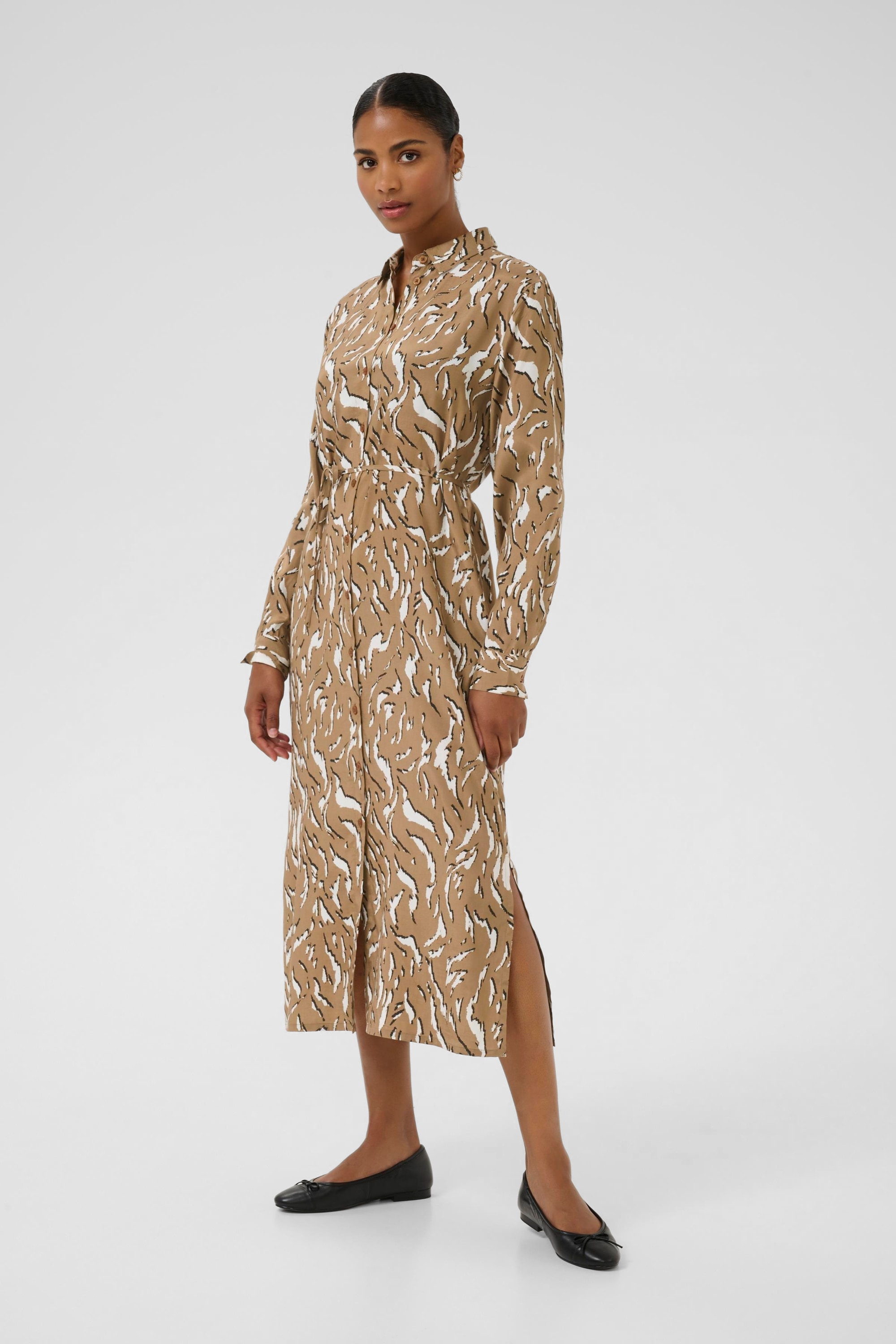 KAFFE Midikleid »Damen Kleid KAmille«