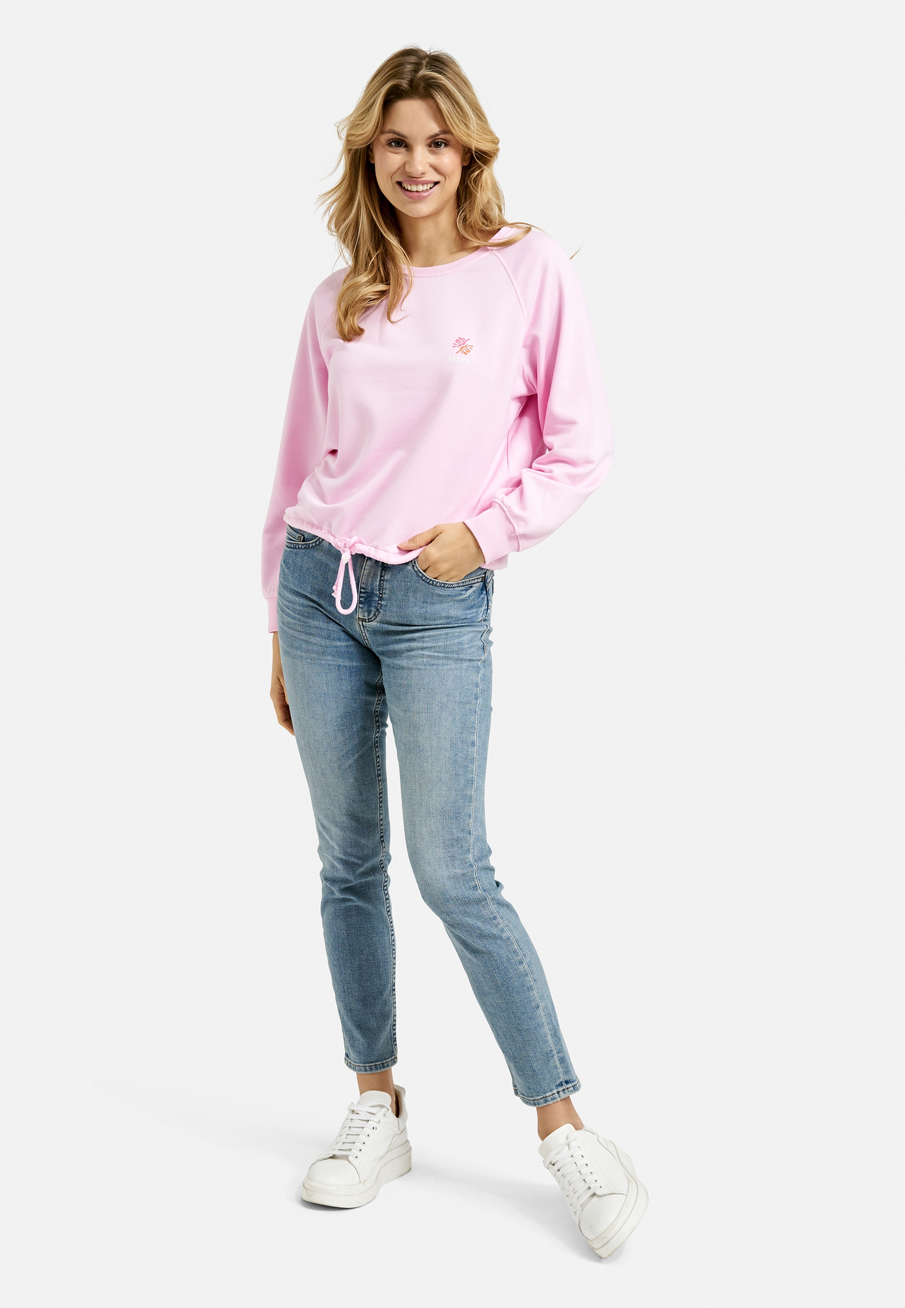 Smith & Soul Sweater, mit Bindeband im Saum