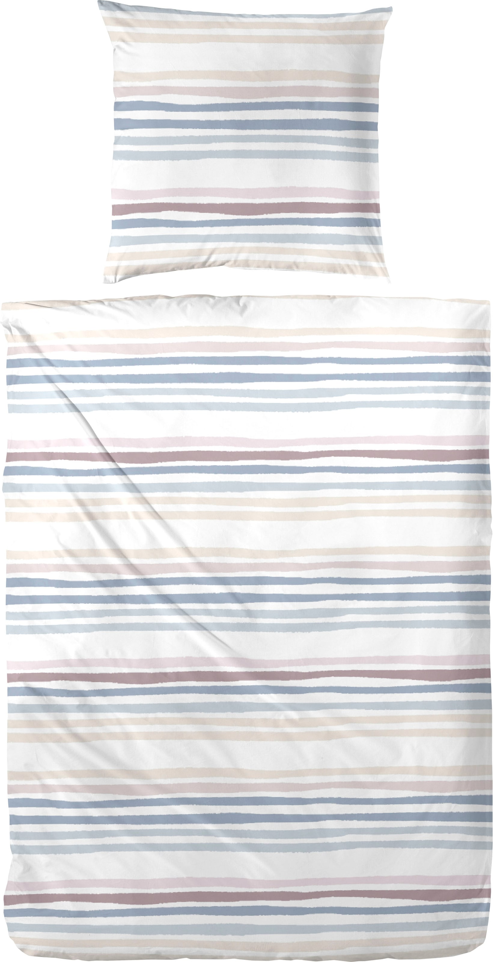 Primera Bettwäsche "Perkal Bettwäsche Bingo" 2 Stk. mit kräftigen Streifen günstig online kaufen