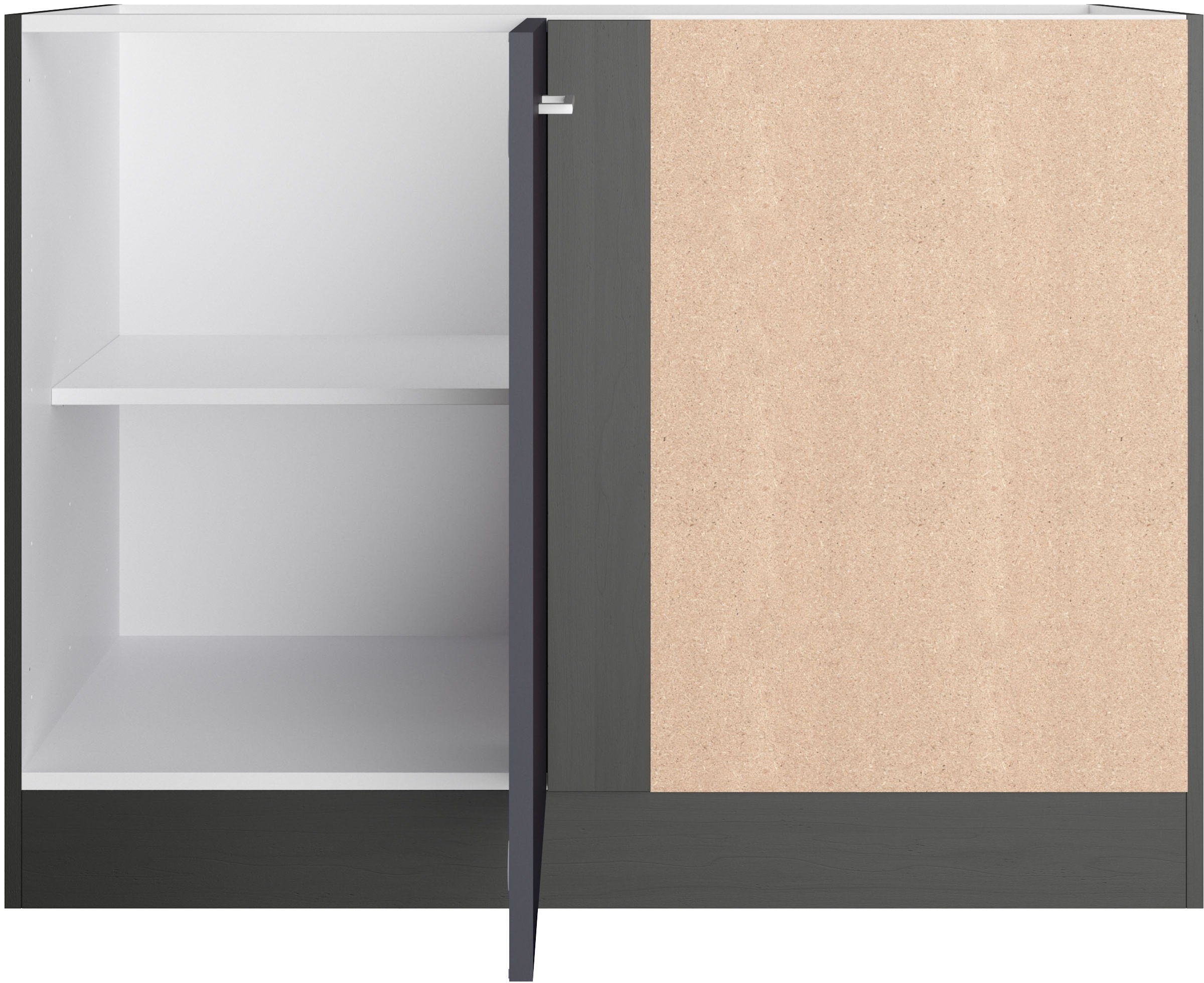 KOCHSTATION Eckunterschrank »KS-Milan«, HELD Möbel, Eckunterschrank 110 cm, matte oder hochglänzende Fronten