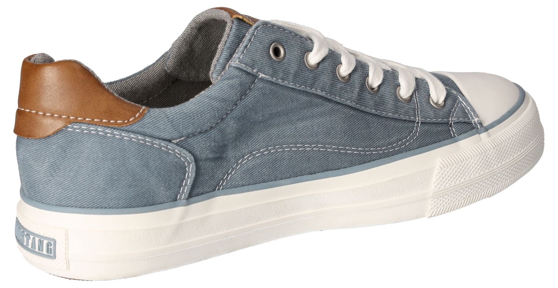 Mustang Shoes Sneaker, Freizeitschuh, Halbschuh, Schnürschuh, mit Gummikappe