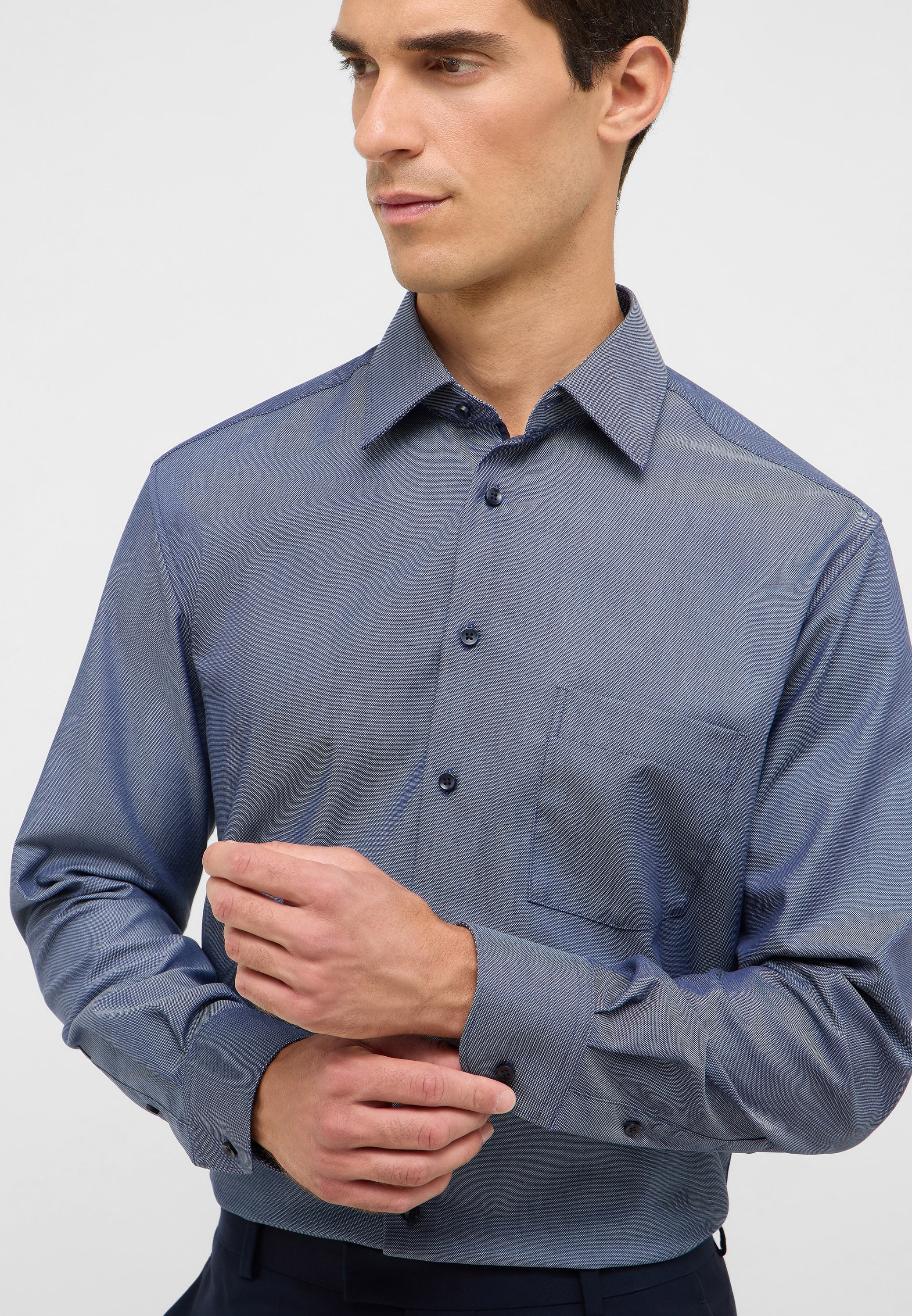 Thumbnail - Eterna Langarmhemd "MODERN FIT" NON IRON (bügelfrei)