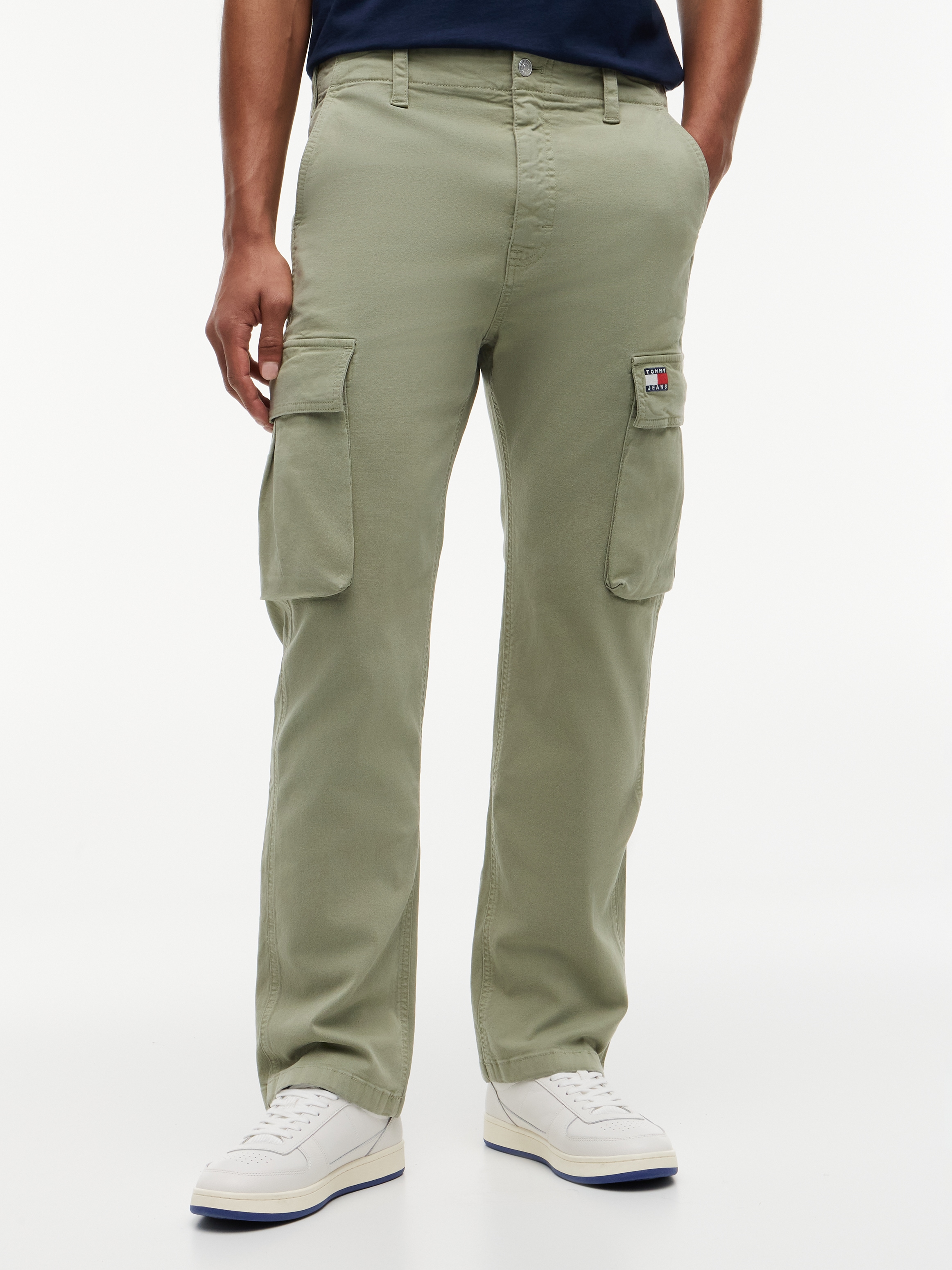 Tommy Jeans Cargohose "CANVAS CARGO PANT" Regular fit mit Cargotaschen