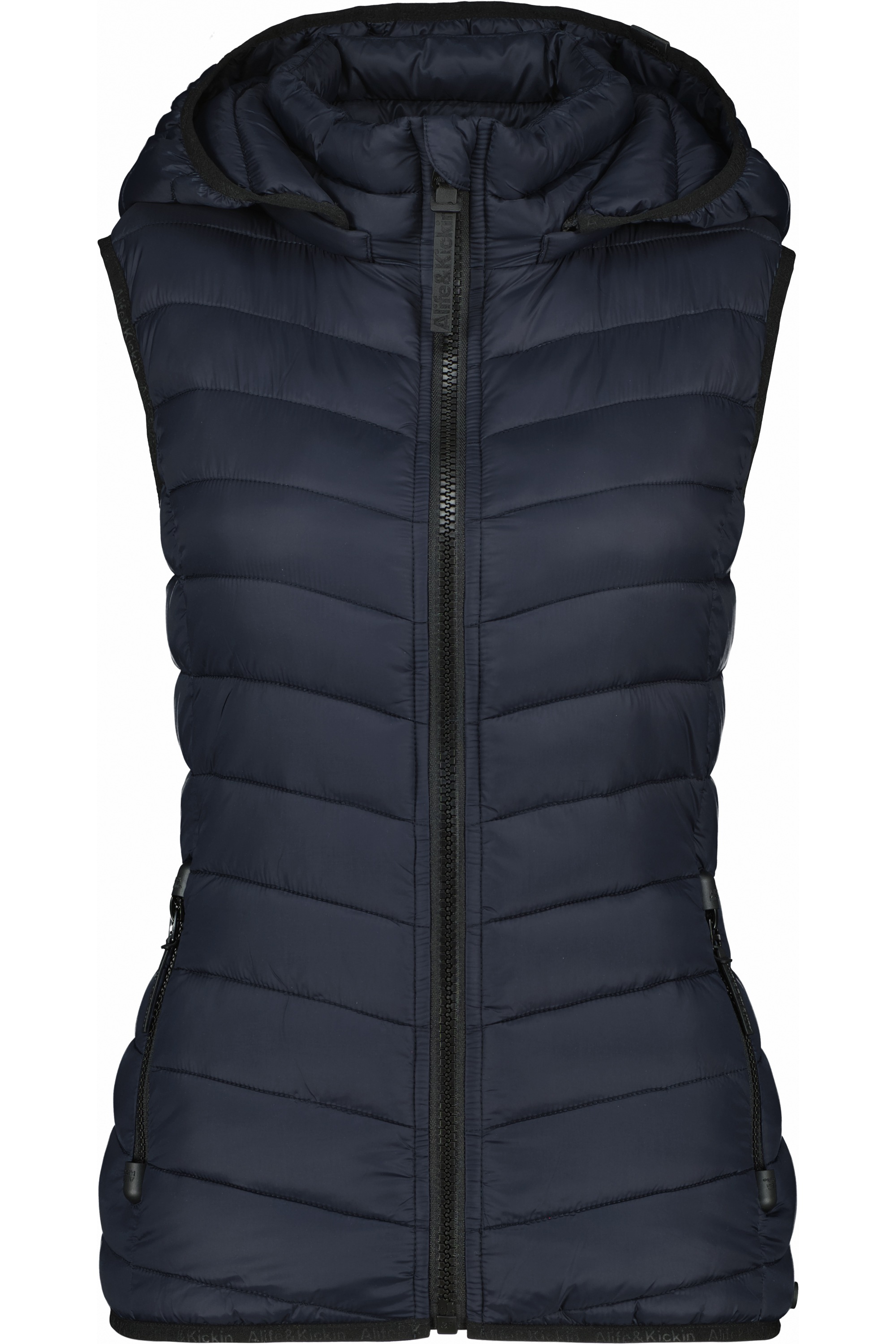 ALIFE & KICKIN Damen Steppweste "Damen LenkaAK A", blau, Gr. XS, 100% Polyamid, Westen