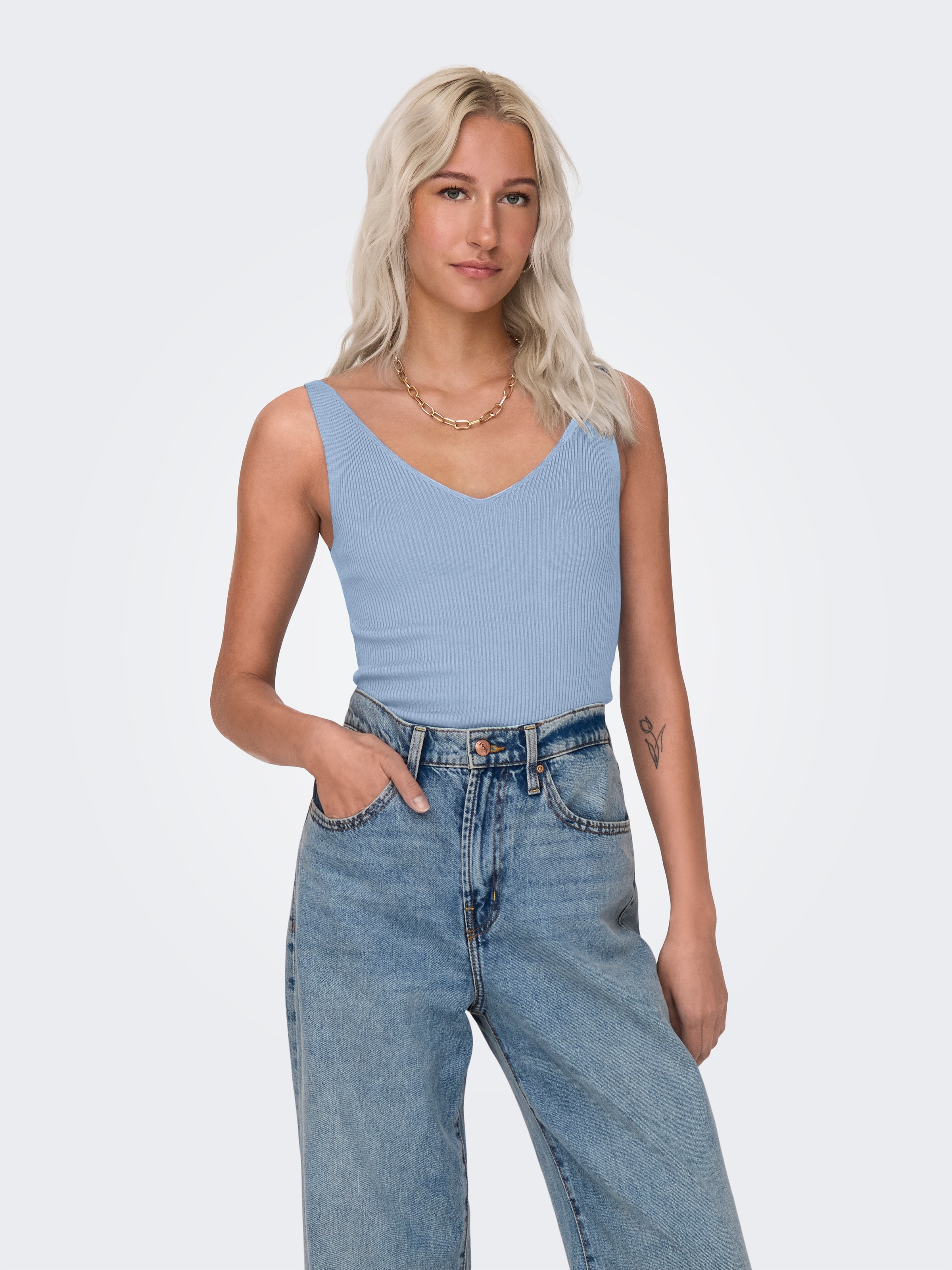 JDY Stricktop »JDYNANNA S/L TOP KNT NOOS«