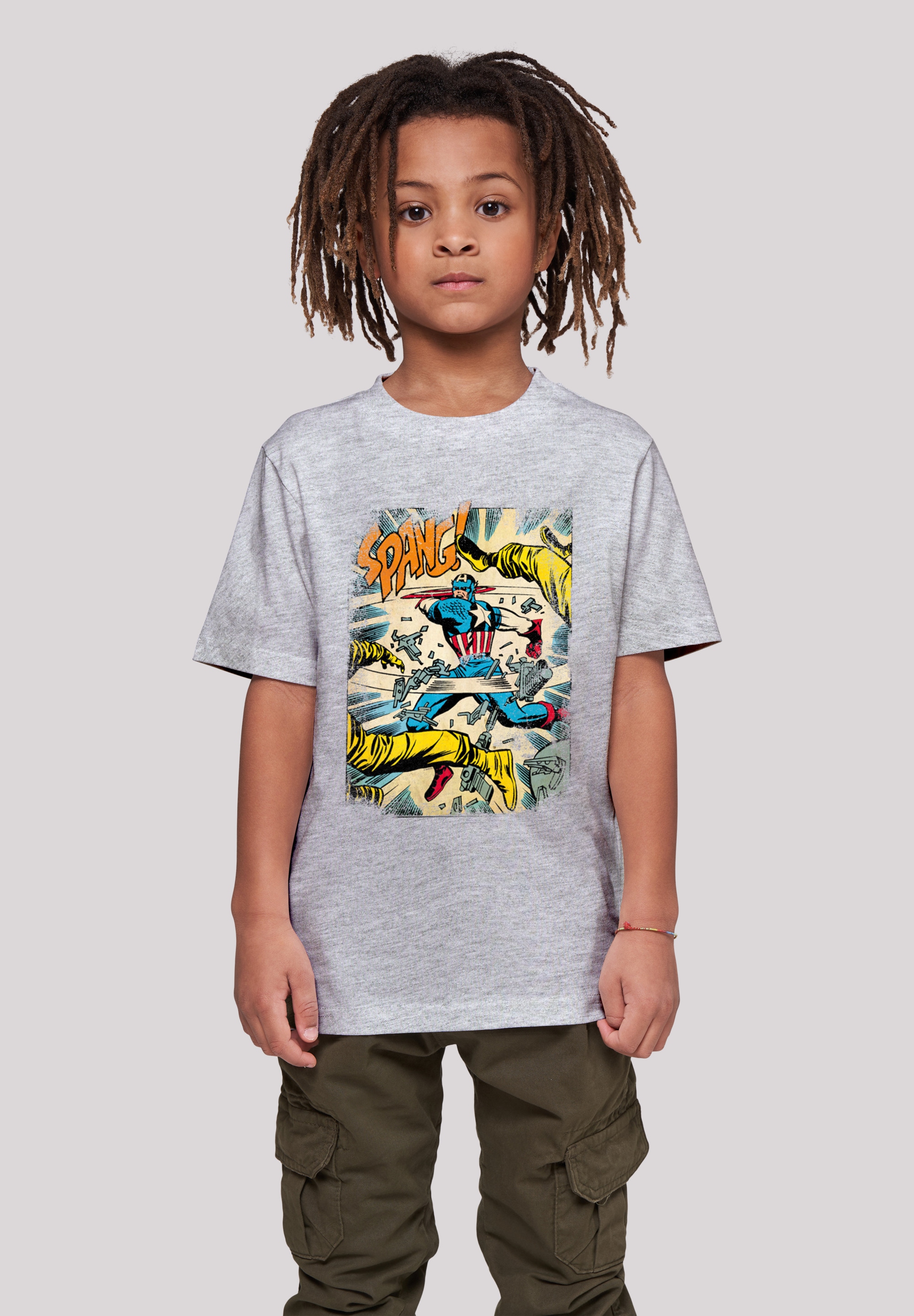 Kurzarmshirt Basic Tee«, F4NT4STIC tlg.) (1 | »Kinder with Captain America Kids Marvel Spang BAUR bestellen