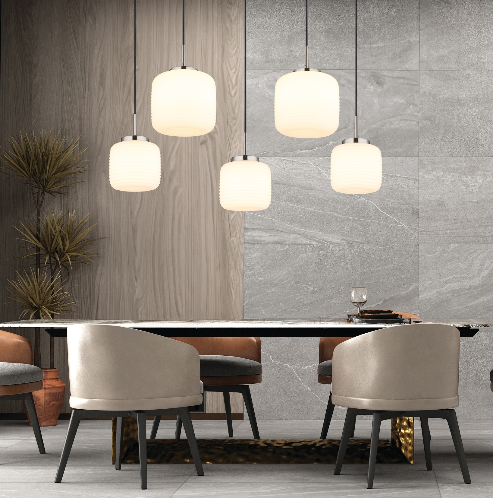 GLOBO LIGHTING Hängeleuchte »KLADORA« E27 1 Stk. Hängelampe Esszimmer-Leuchte Esstischleuchte Wohnzimmer