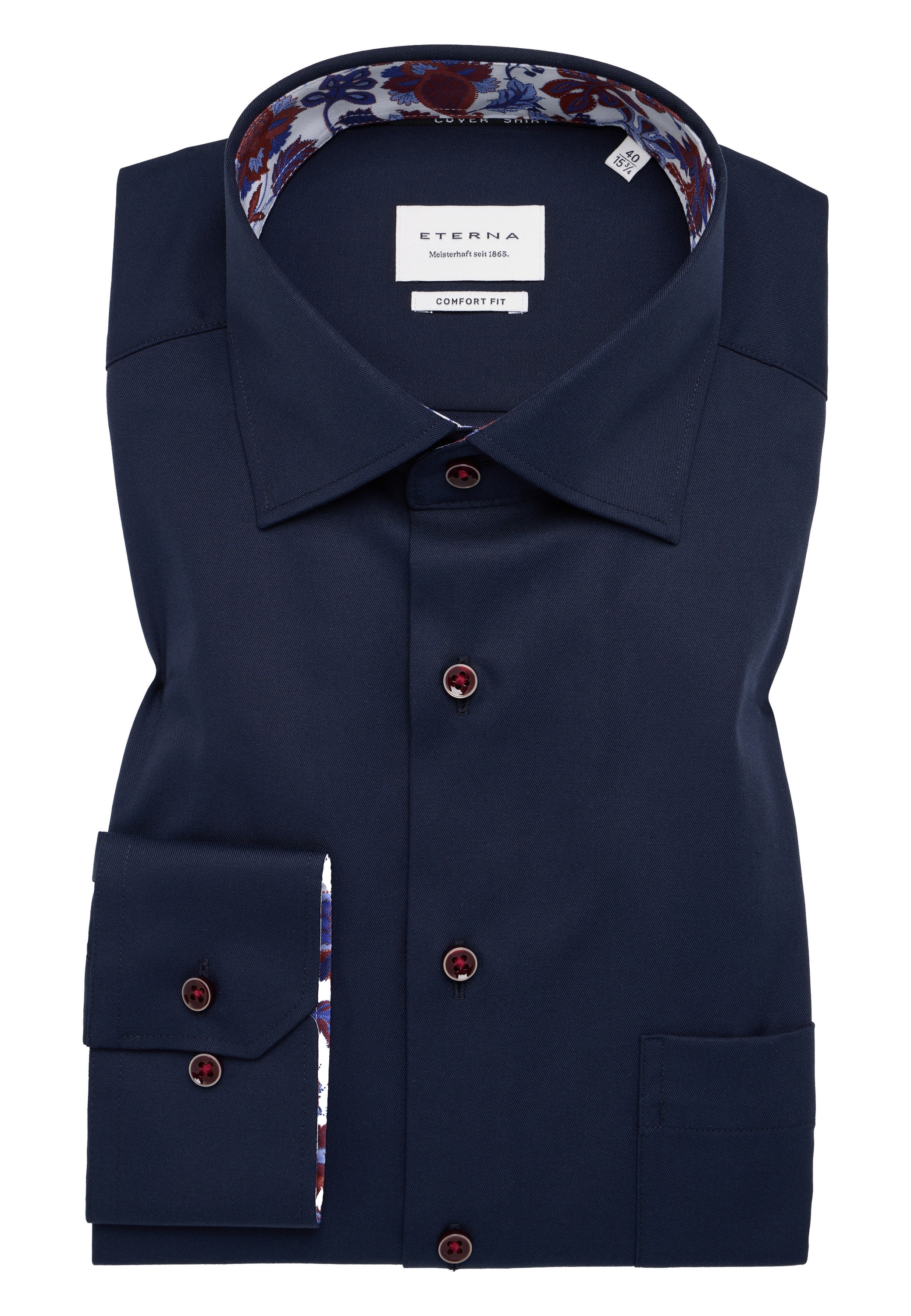 Eterna Langarmhemd »COMFORT FIT«, NON IRON (bügelfrei)