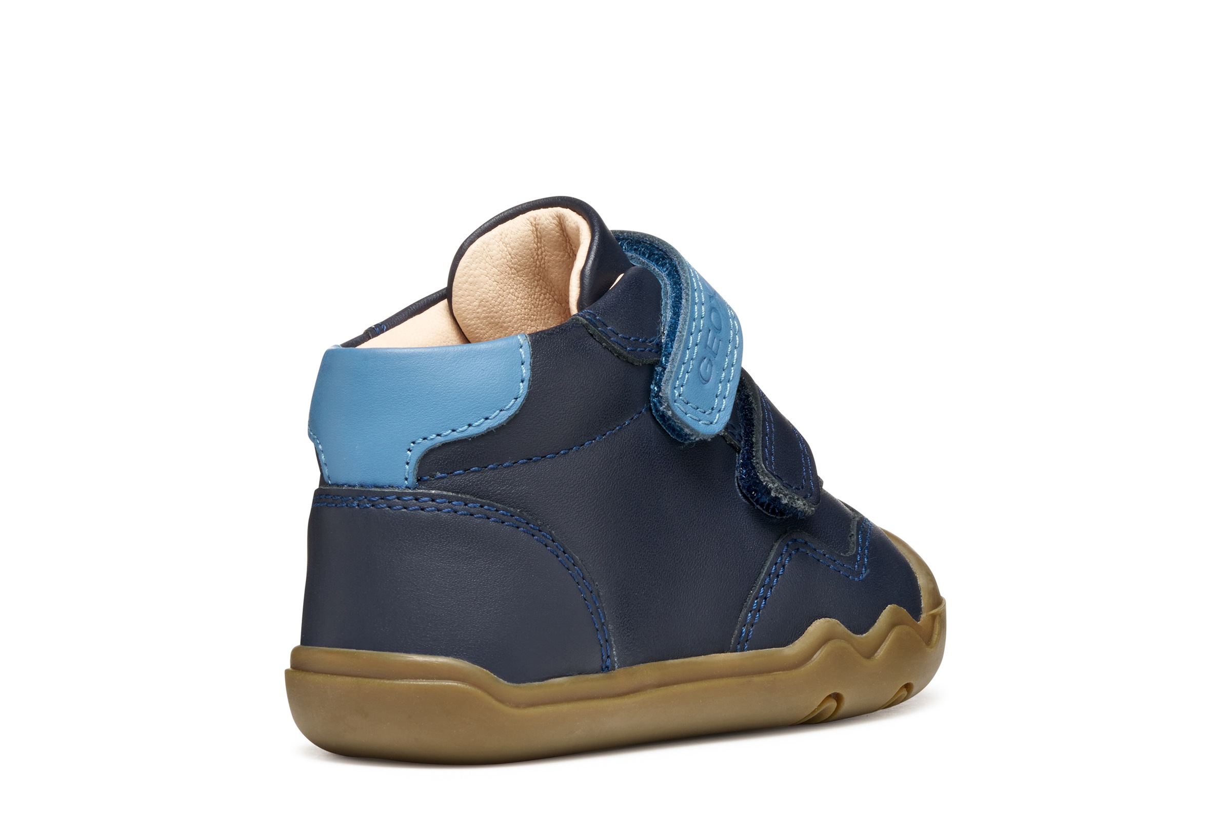 Geox Klettboot »B STEPPIEUP BOY«, Barfußschuh, Freizeitschuh mit Klettverschluss