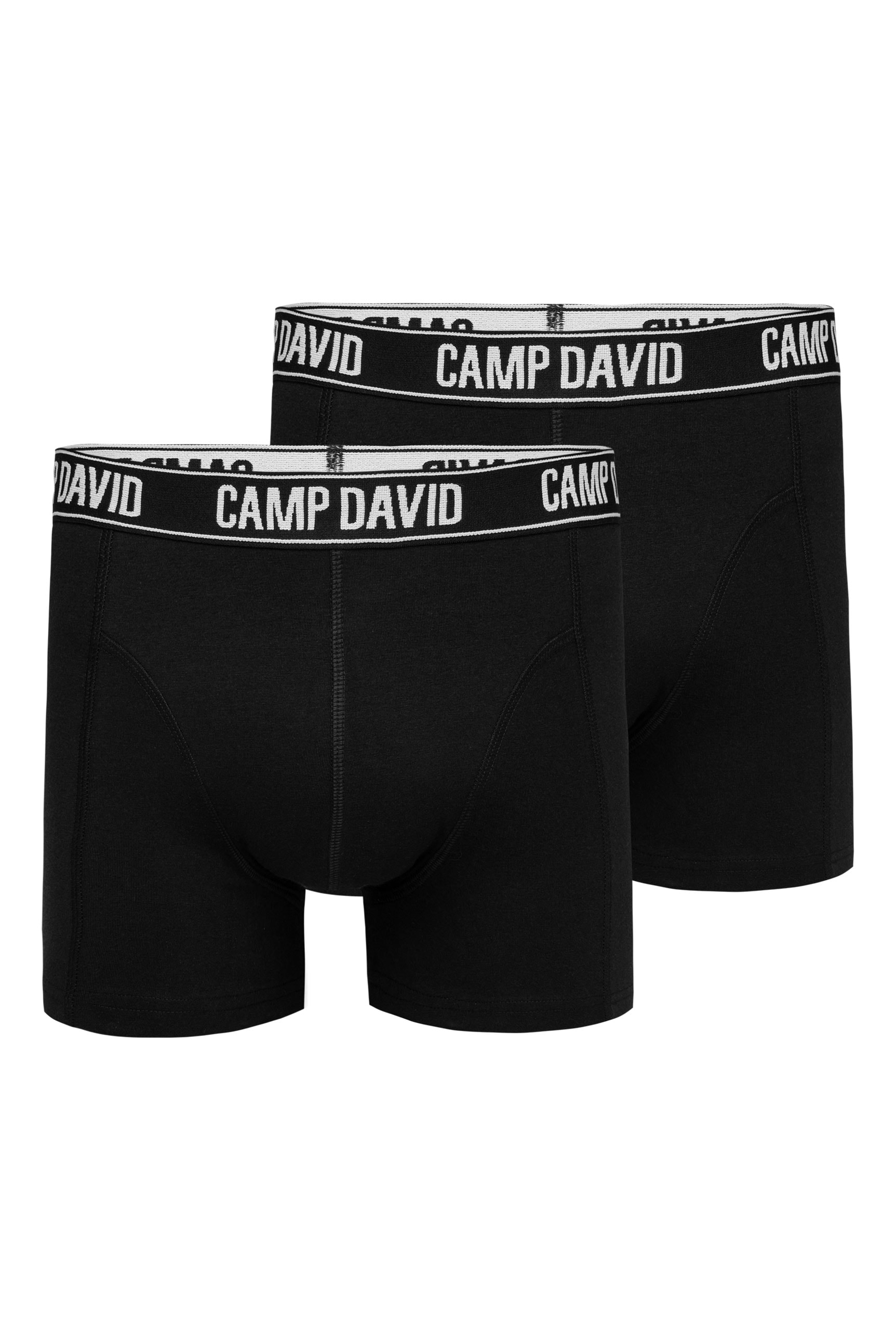 CAMP DAVID Boxershorts Packung, 2 Stk. tlg., im 2er- Pack mit Logobund günstig online kaufen