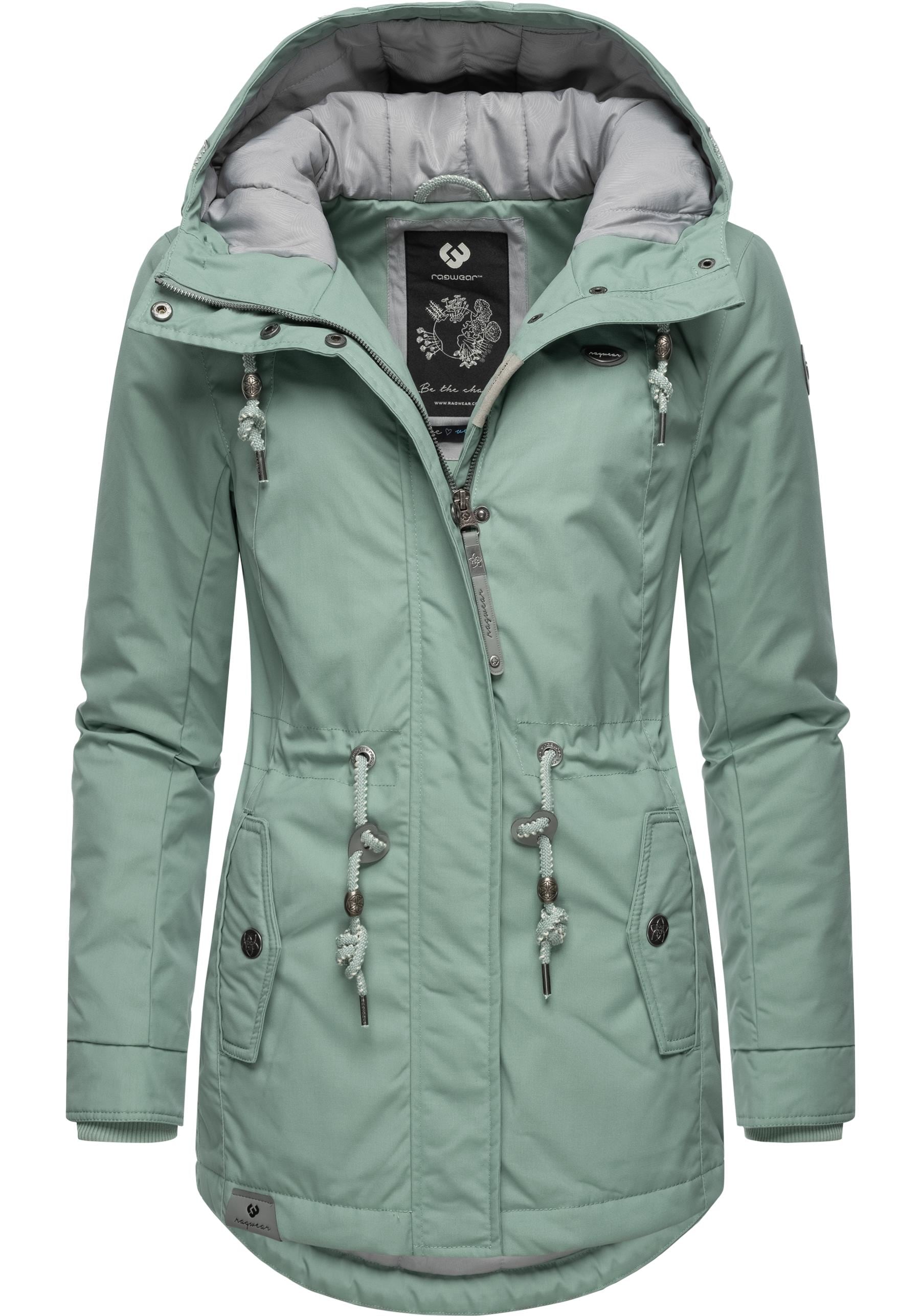 Ragwear Winterjacke "Monadis Black Label" mitKapuze stylischer Winterparka günstig online kaufen