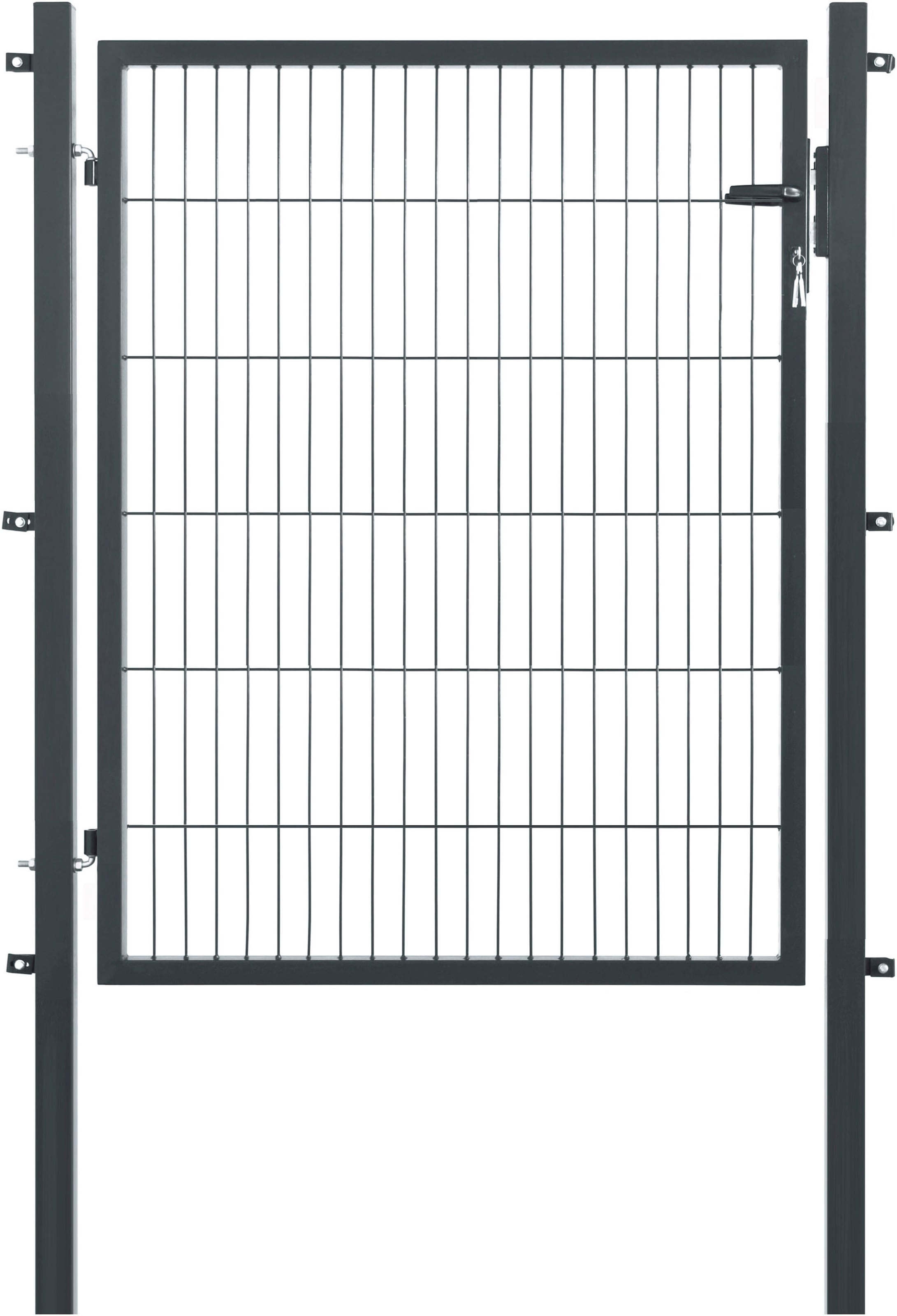 GARDEN N MORE Zauneinzeltür "Einzeltor Premium" 123 cm hoch, anthrazit günstig online kaufen