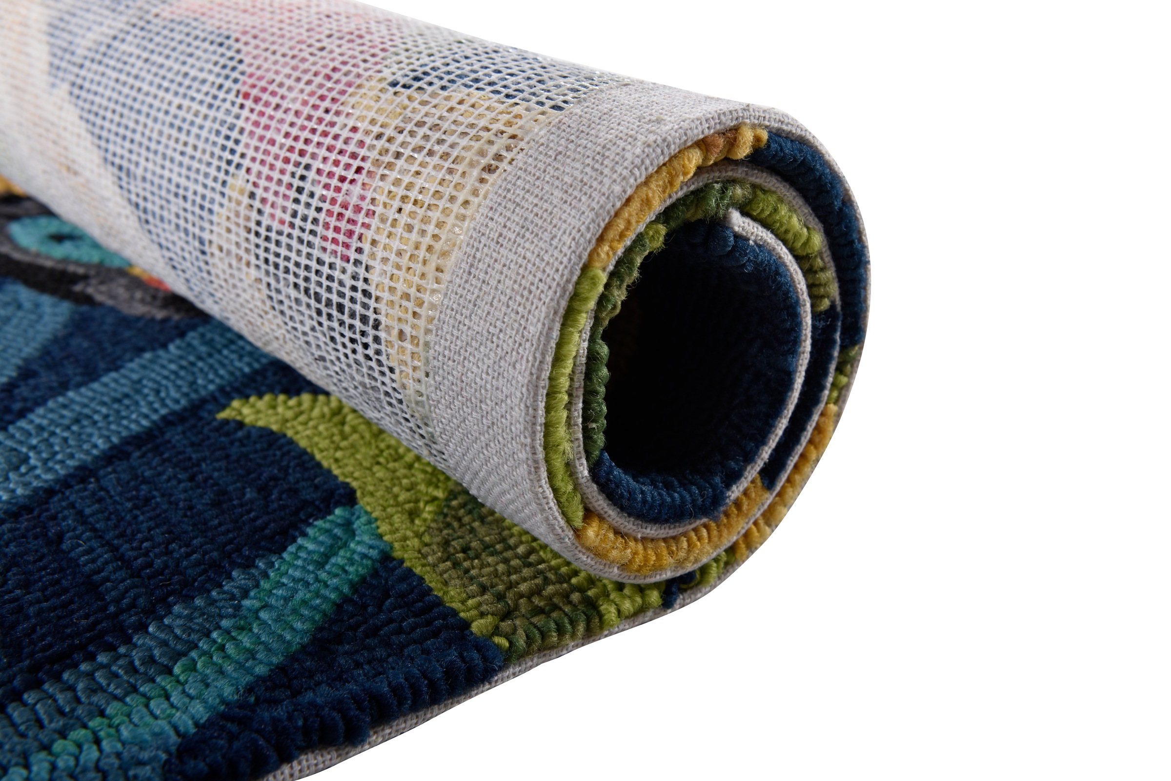 Thumbnail - Gino Falcone Teppich "Rosetta 020 Flamingos" rechteckig 15 mm Höhe besonders weich durch Microfaser, In- und Outdoor gee...