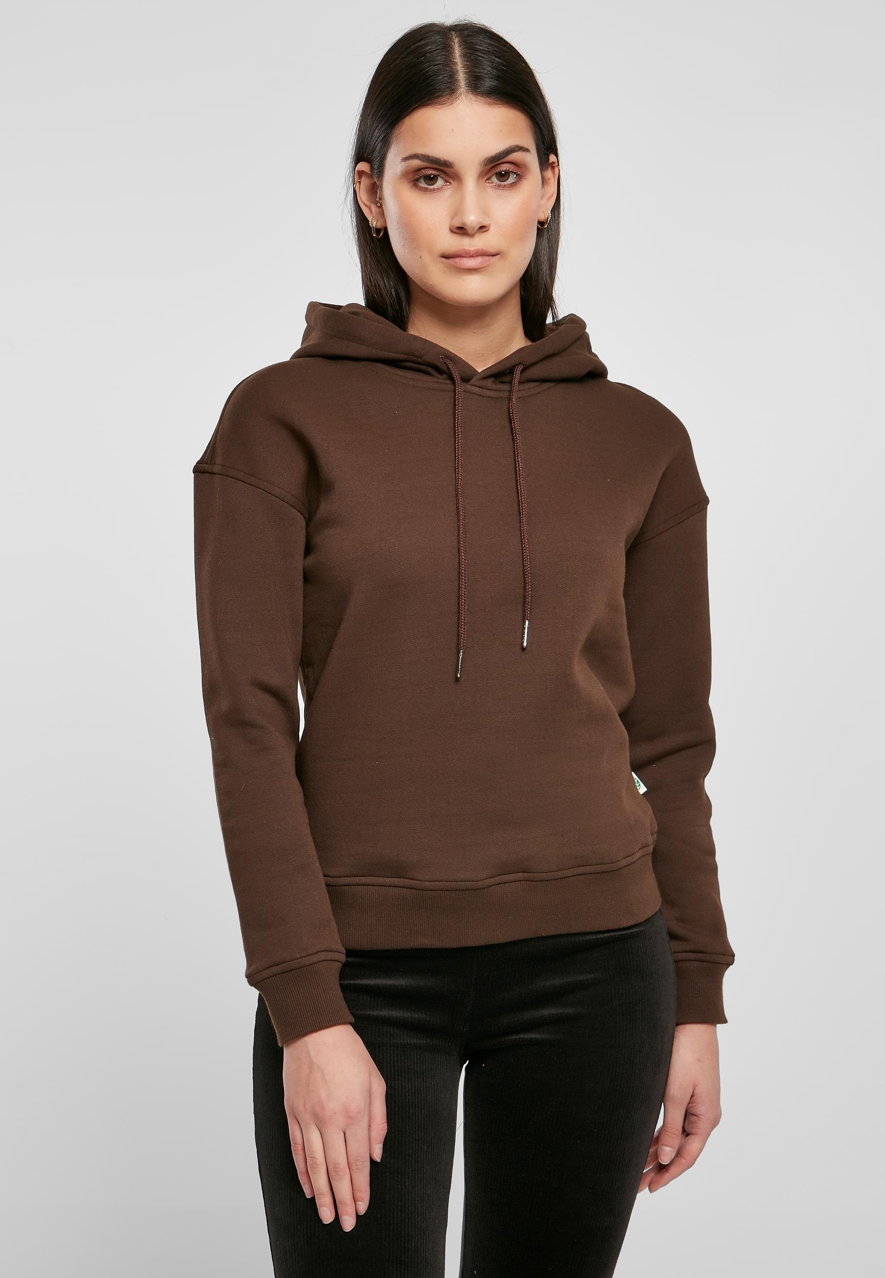 URBAN CLASSICS Kapuzenpullover »Urban Classics Damen Ladies Organic Hoody«, (1 tlg.)