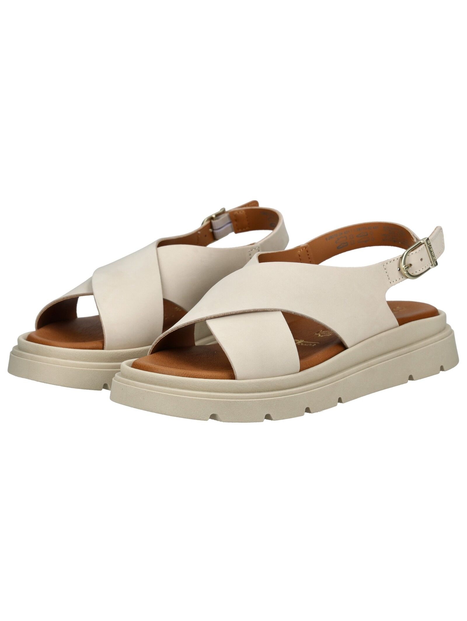 Tamaris Platform Sandals Ivory 37 3
