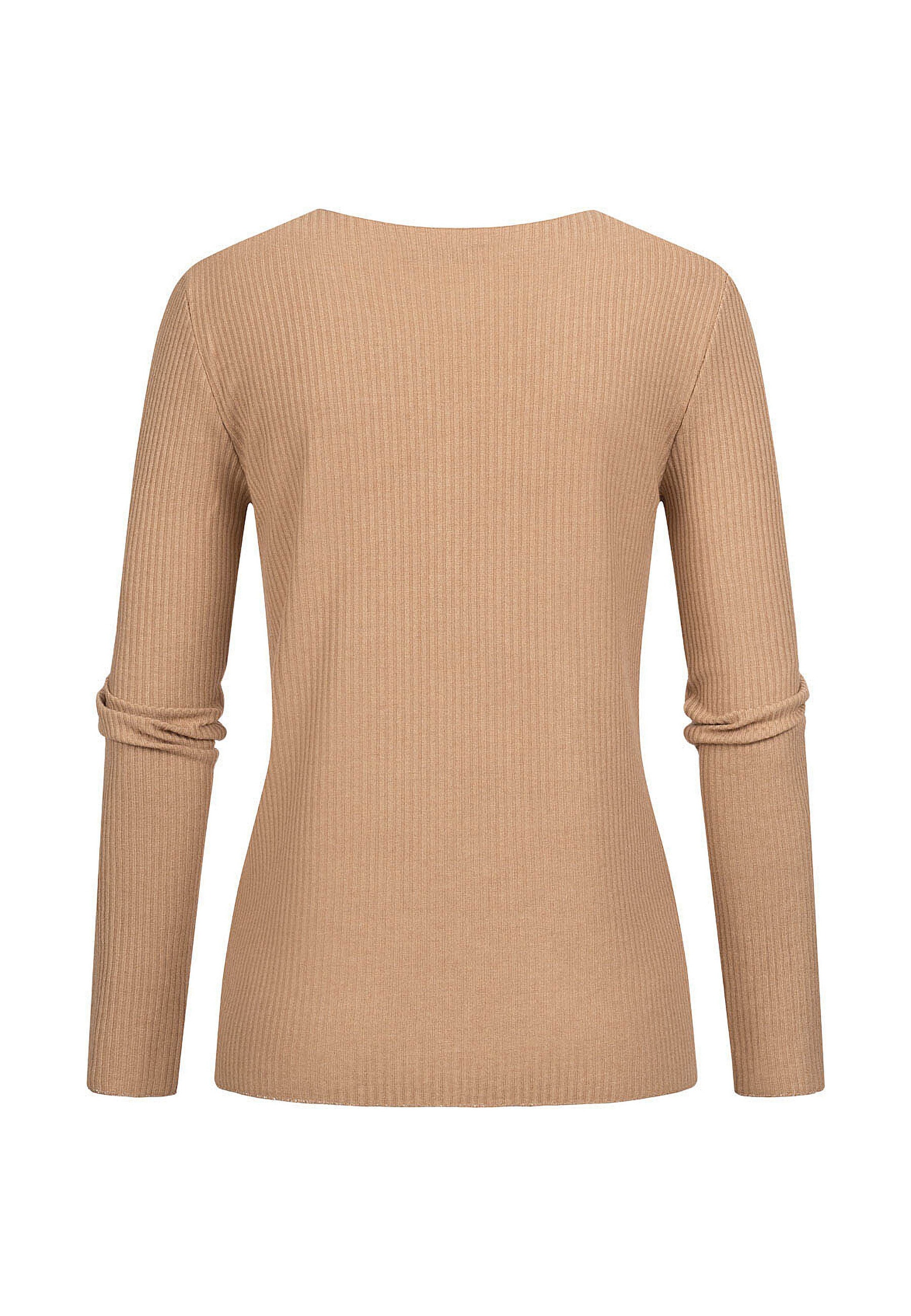 CLOUD 5IVE Langarmshirt »CLOUD 5IVE Cloud5ive V-NECK SHIRT LANGARM LUREXEINSATZ« 1