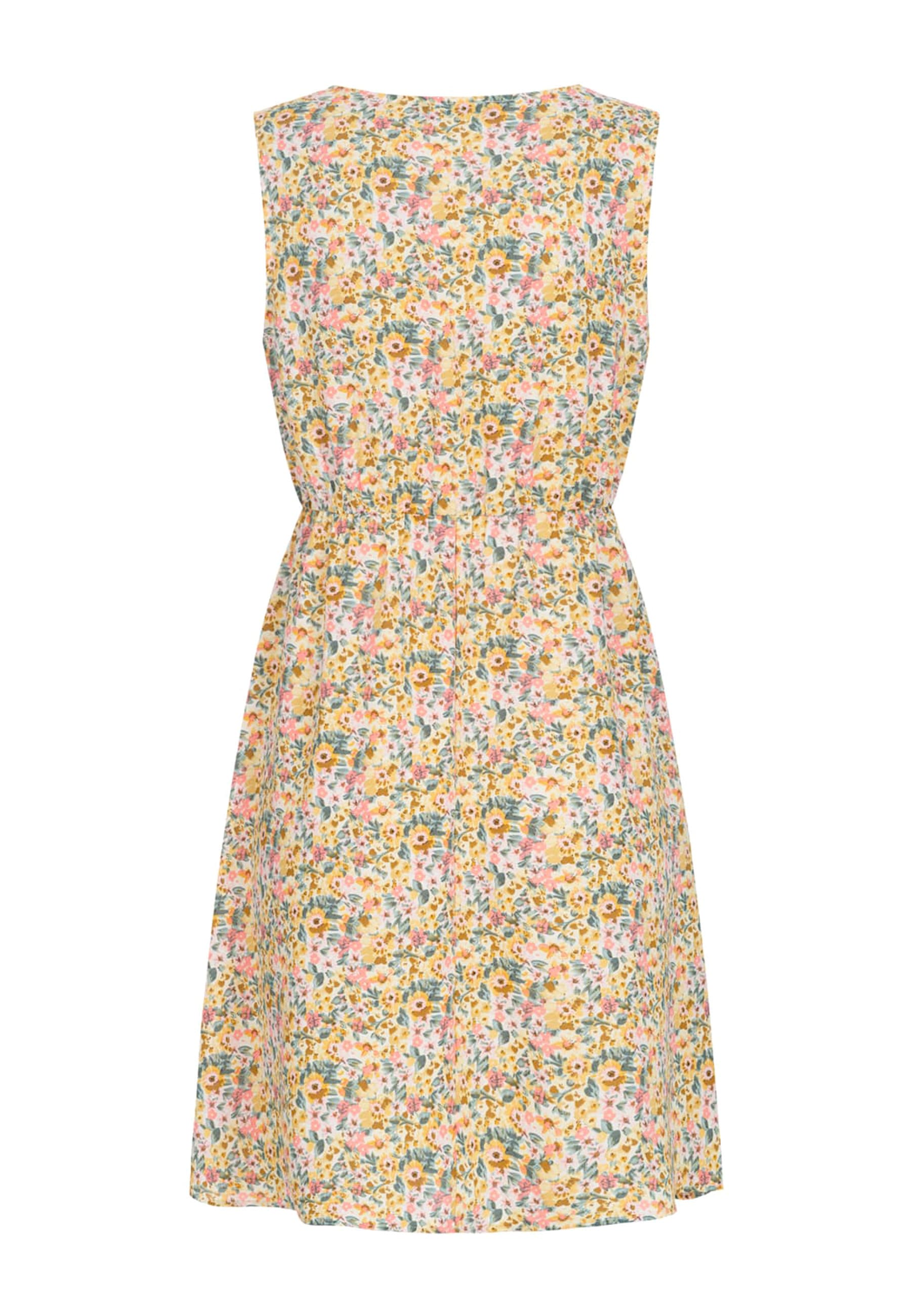 CLOUD 5IVE Shirtkleid »CLOUD 5IVE Leichtes Sommerkleid mit Knopfleiste« 1 Stk. tlg.