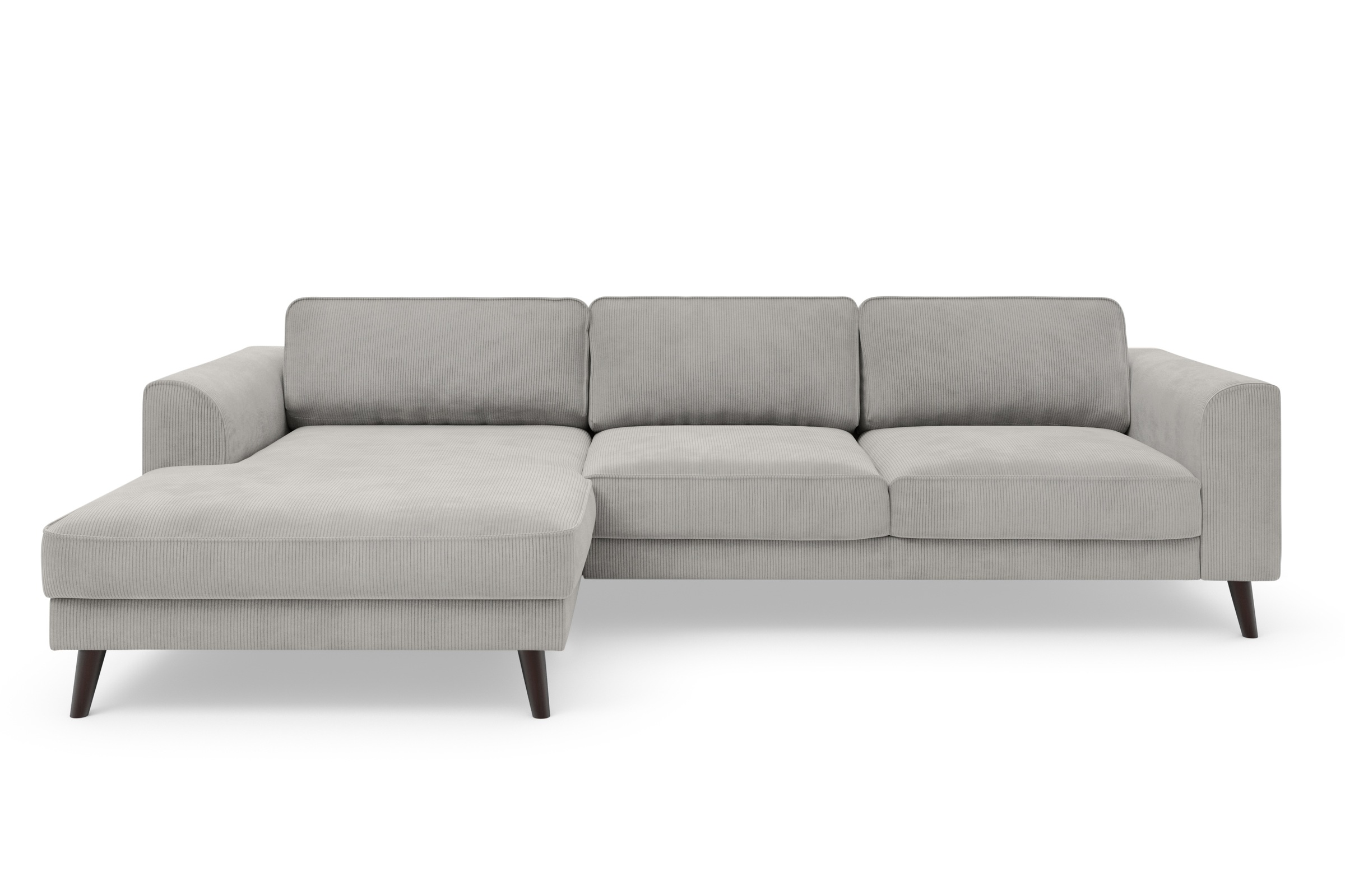 TRENDMANUFAKTUR Ecksofa »Lumber Jack, elegantes Designsofa, zeitlos modern, hoher Sitzkomfort«, wahlweise mit Bettfunktion u. Bettkasten, L-Form