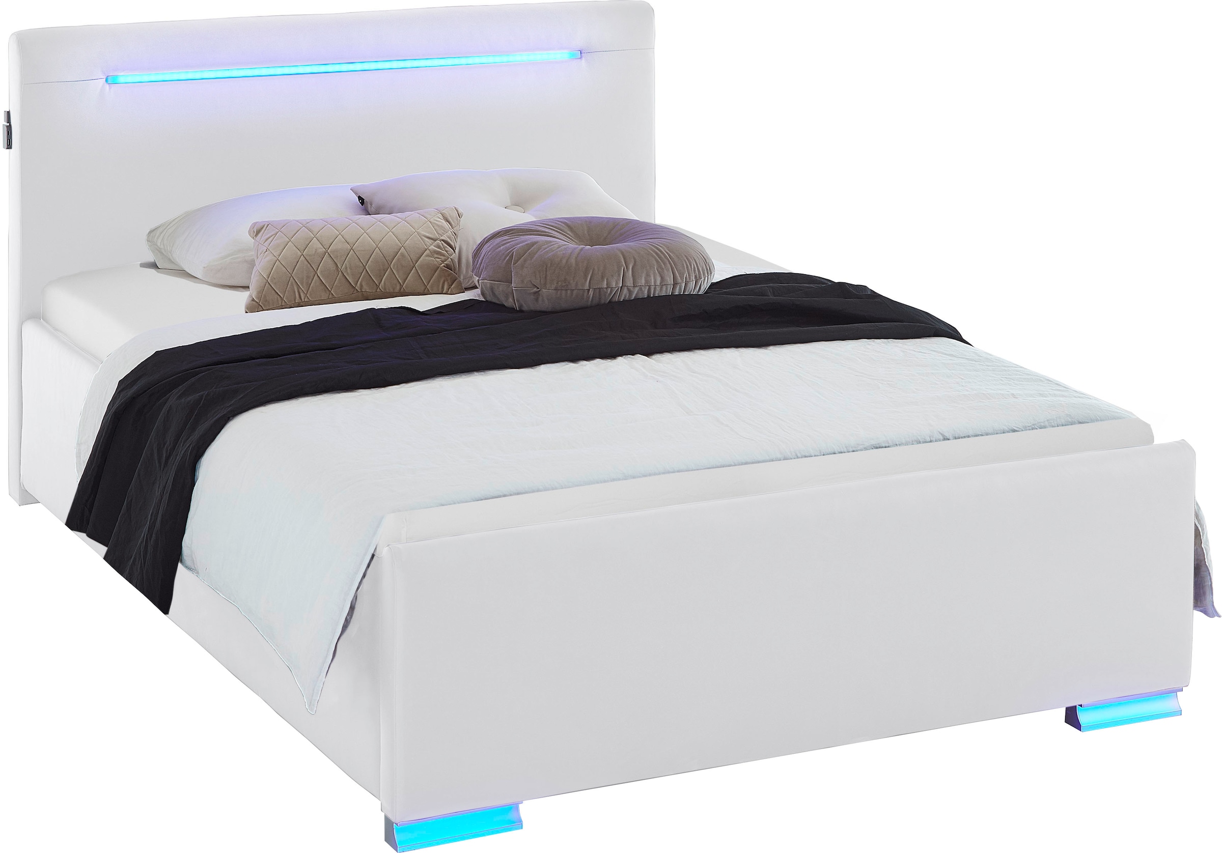 meise.möbel Polsterbett, Polsterbett, LED, USB-Anschluss günstig online kaufen